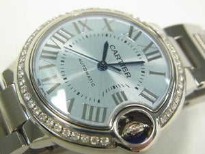 CARTIER Ballon Bleu 33 MM bezel diamond W4BB0028 Womens 186497711 hannari-shop