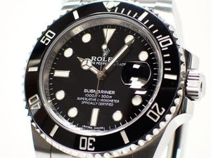 ROLEX Submariner date black 116610LN Genuine goods '18 Mens 186693801 hannari-shop
