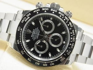 ROLEX Daytona black Dial Ref.116500LN '20 Oct receipt protective seal Mens 186727699 hannari-shop