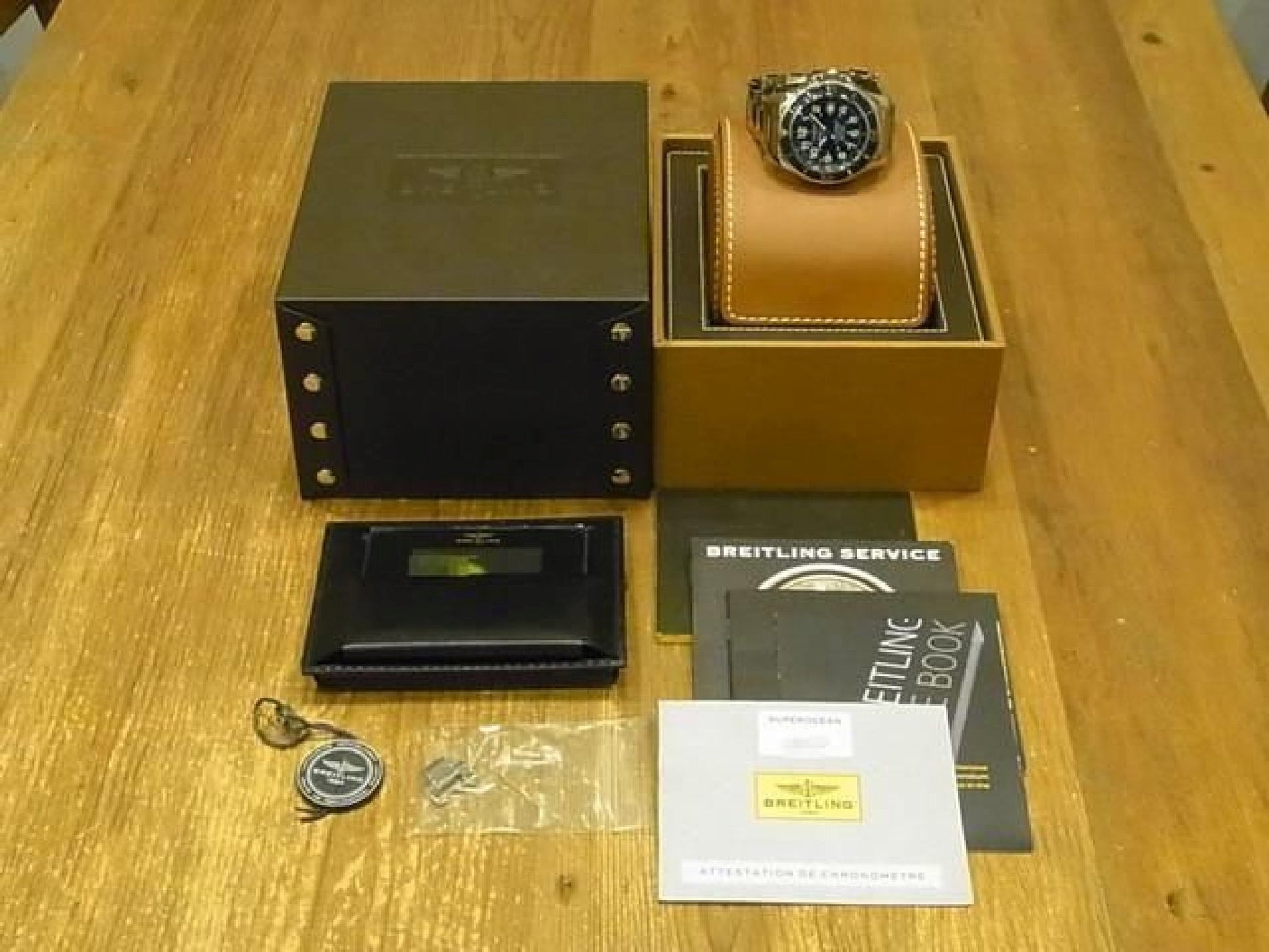 BREITLING SuperoceanII 42 blauwe armband specificatie Ref. A17365D1/C915 Heren 187036077 hannari-shop