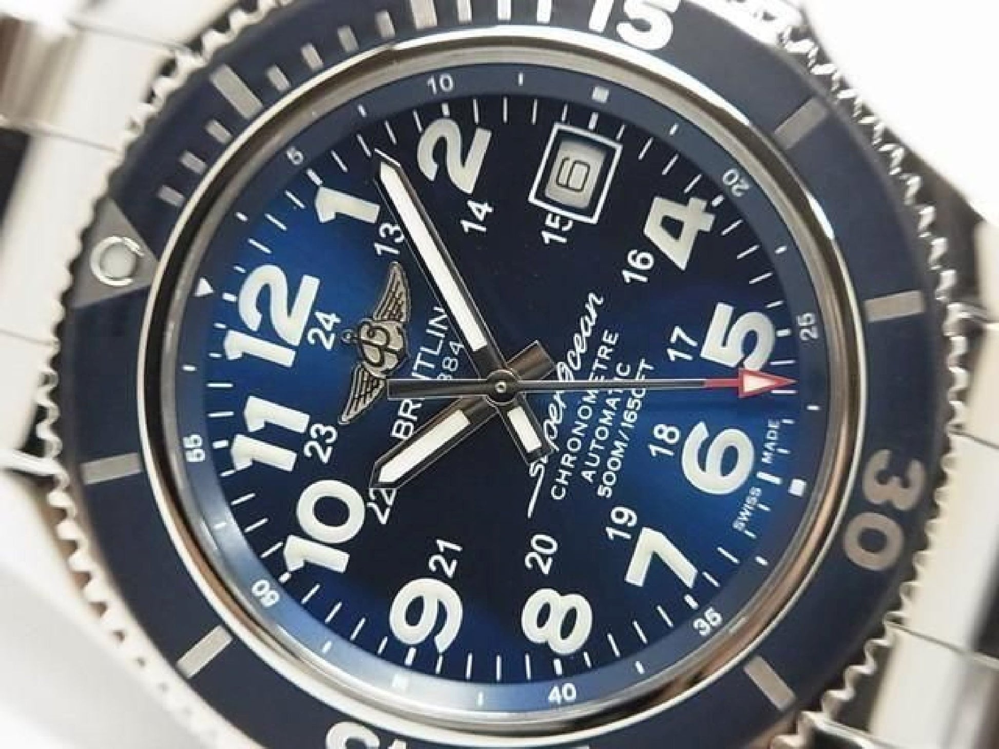 BREITLING SuperoceanII 42 blauwe armband specificatie Ref. A17365D1/C915 Heren 187036077 hannari-shop