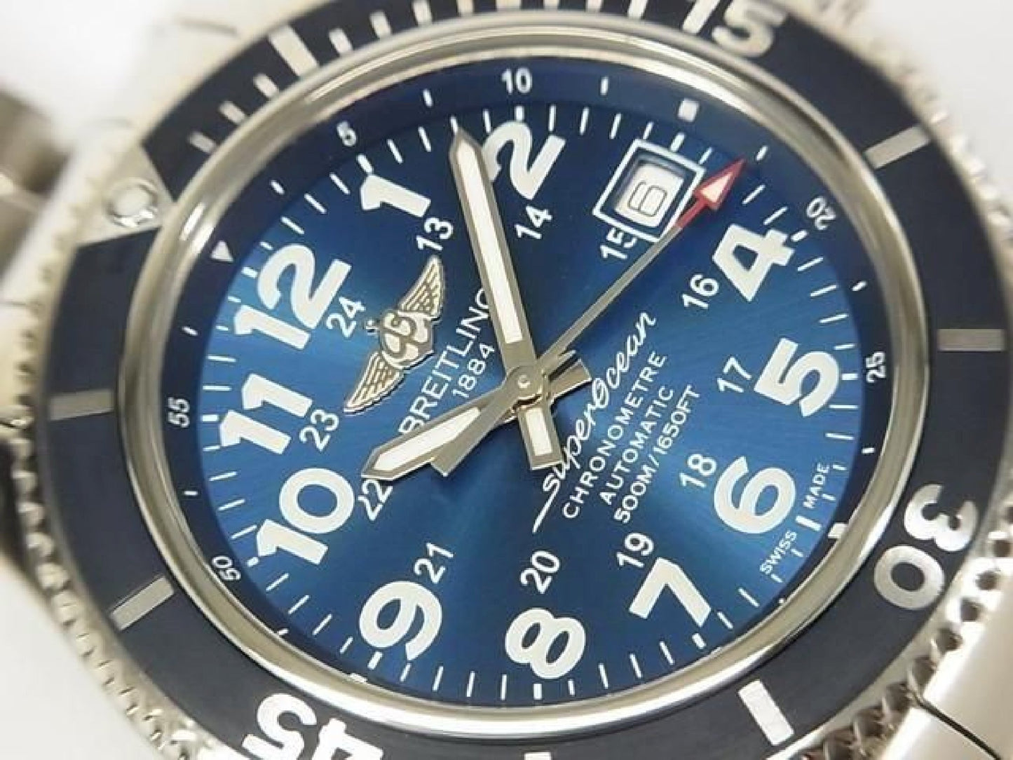 BREITLING SuperoceanII 42 blauwe armband specificatie Ref. A17365D1/C915 Heren 187036077 hannari-shop