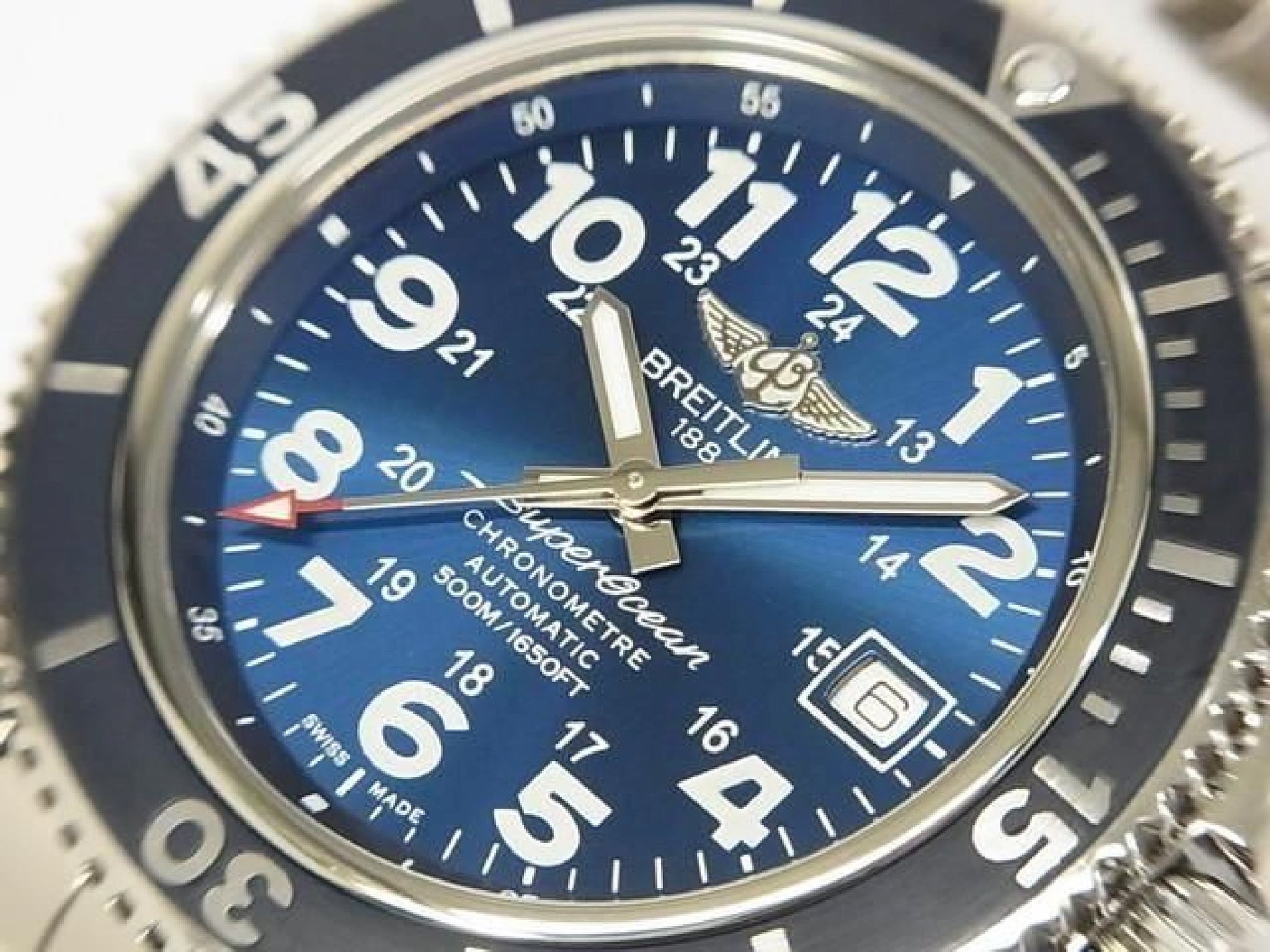 BREITLING SuperoceanII 42 blauwe armband specificatie Ref. A17365D1/C915 Heren 187036077 hannari-shop