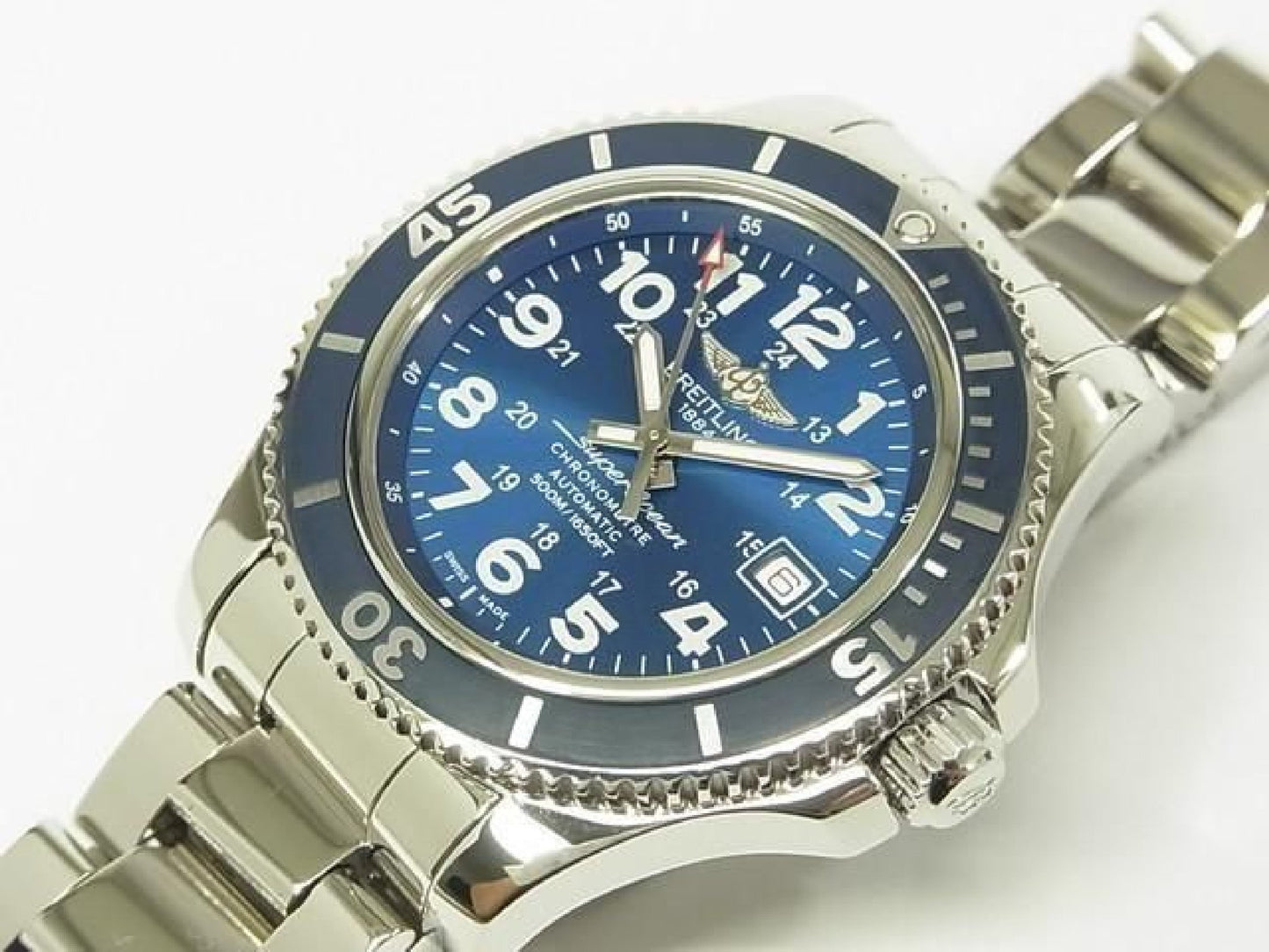 BREITLING SuperoceanII 42 blauwe armband specificatie Ref. A17365D1/C915 Heren 187036077 hannari-shop