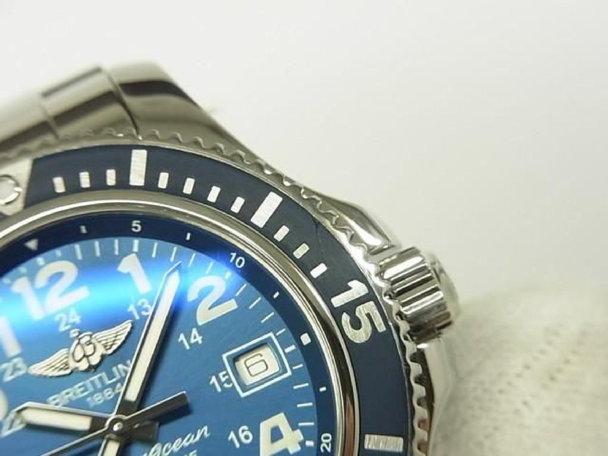 BREITLING SuperoceanII 42 blauwe armband specificatie Ref. A17365D1/C915 Heren 187036077 hannari-shop