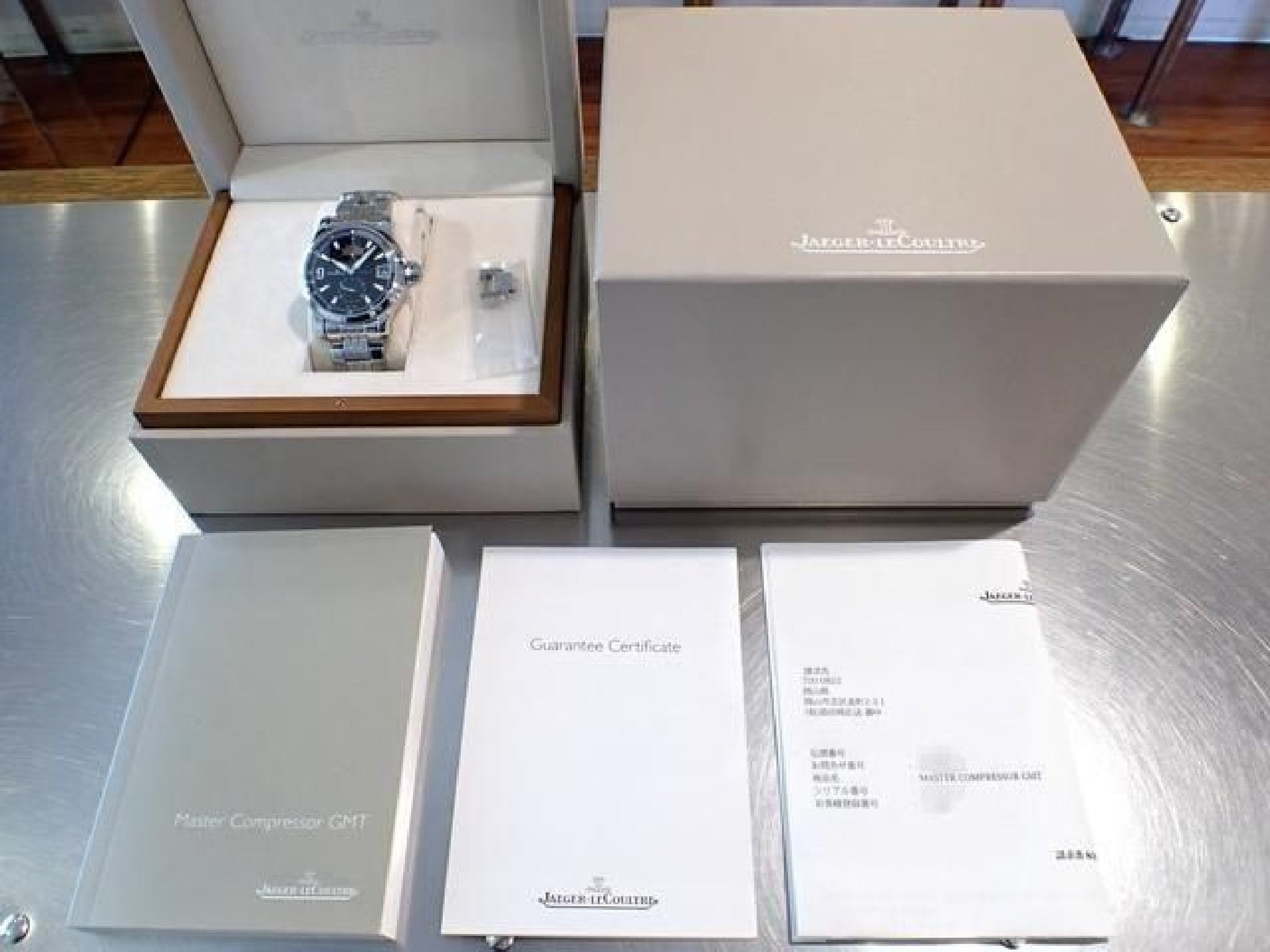 JAEGER LECOULTRE Master Compressor GMT Q1738171 '13 Homme 187949407 hannari-shop