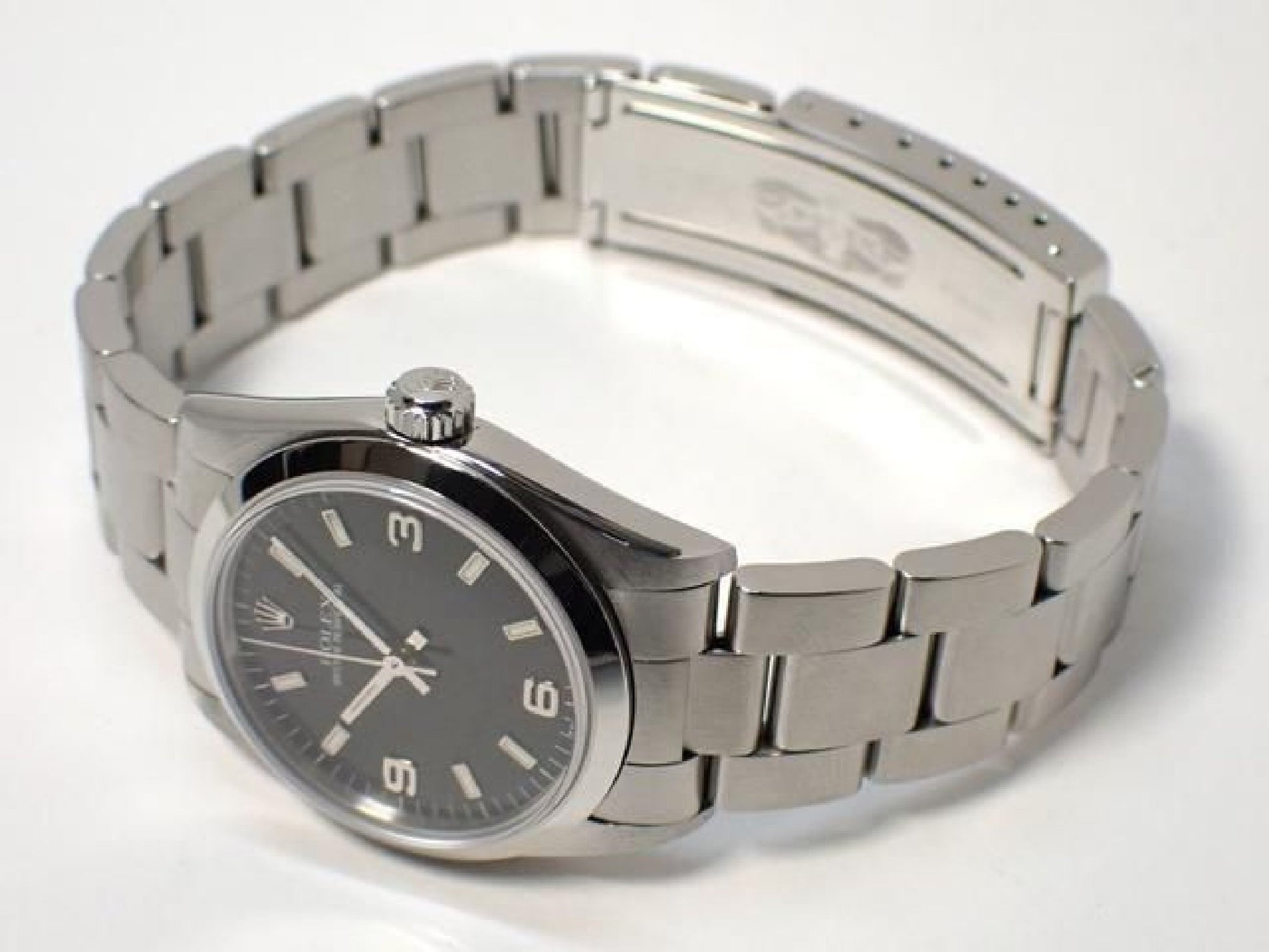 ROLEX Oyster PERPETUAL noir 3 6 9 67480 série U '98 Homme 189282561 hannari-shop