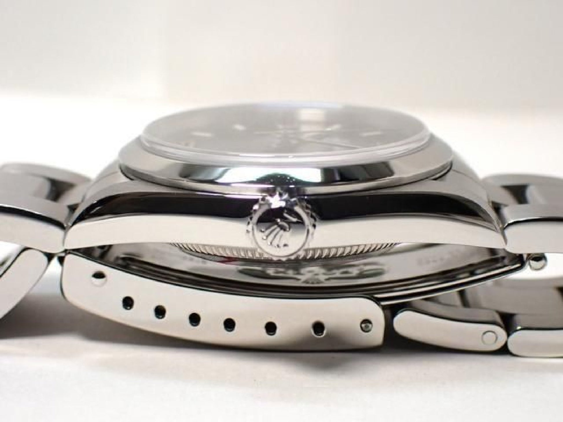 ROLEX Oyster PERPETUAL noir 3 6 9 67480 série U '98 Homme 189282561 hannari-shop
