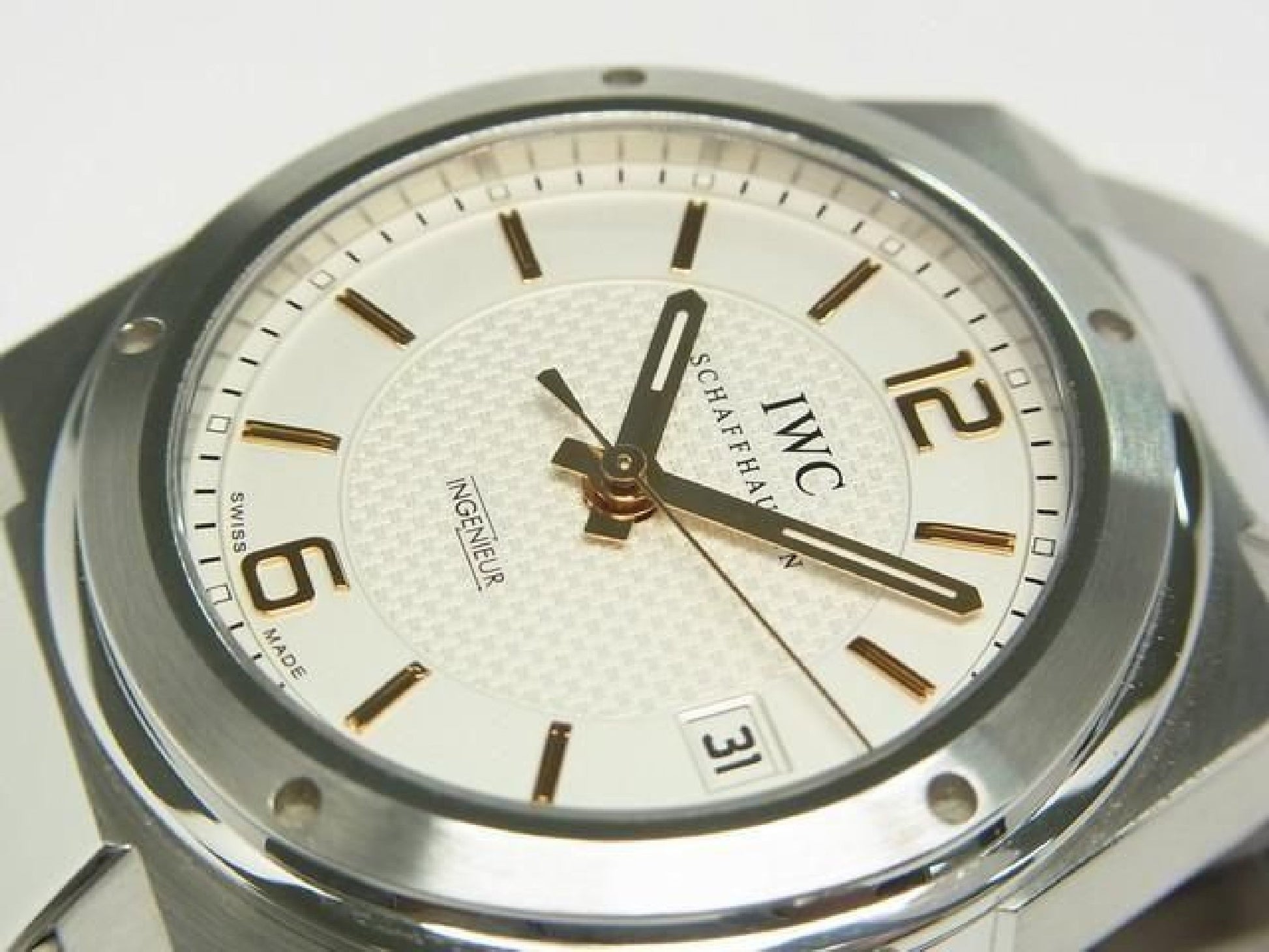 IWC Ingenieur Automatic 40 MM sølv IW322801 Safirglas bagkasse Herre 189299441 hannari-shop