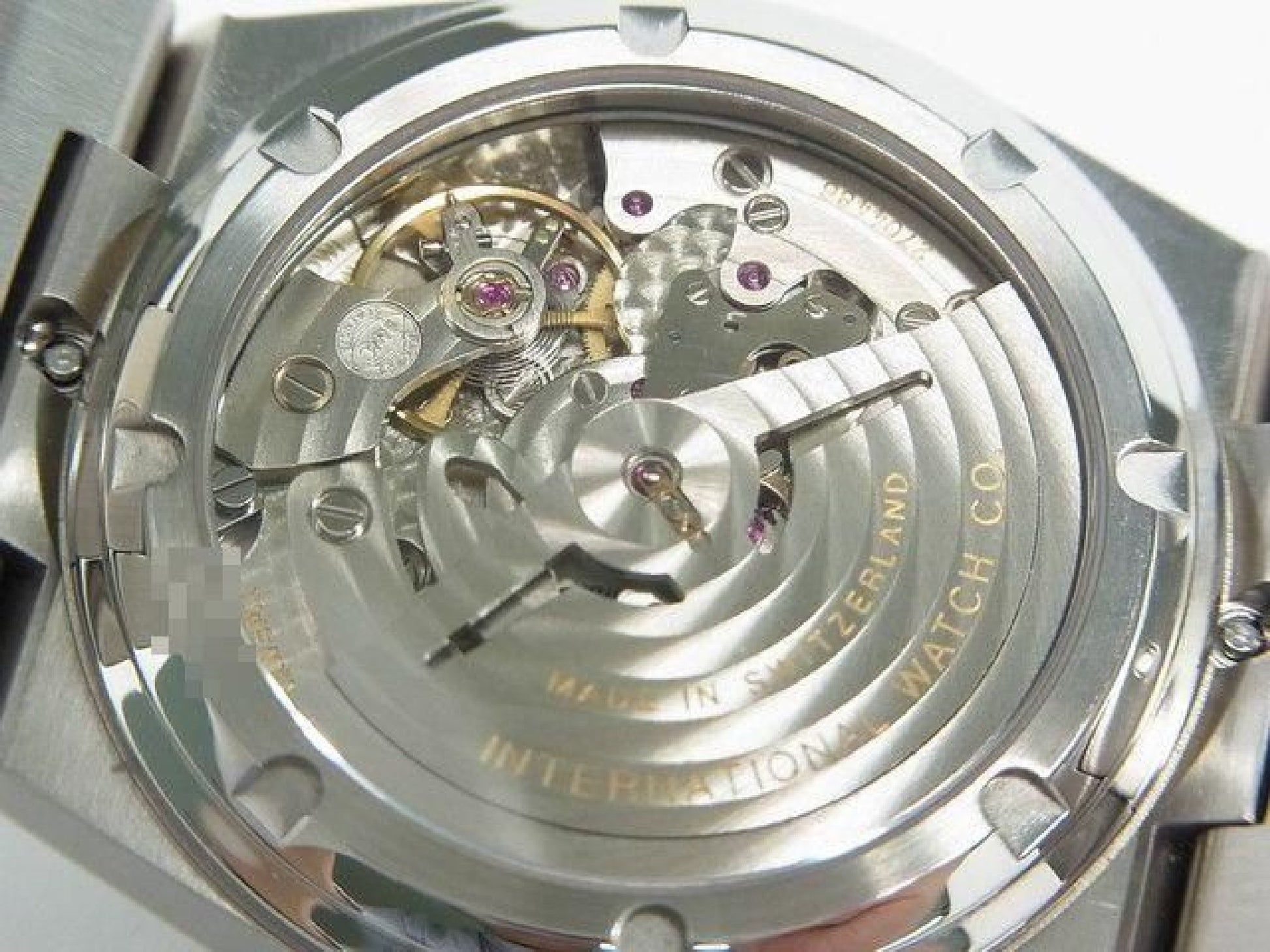 IWC Ingenieur Automatic 40 MM sølv IW322801 Safirglas bagkasse Herre 189299441 hannari-shop
