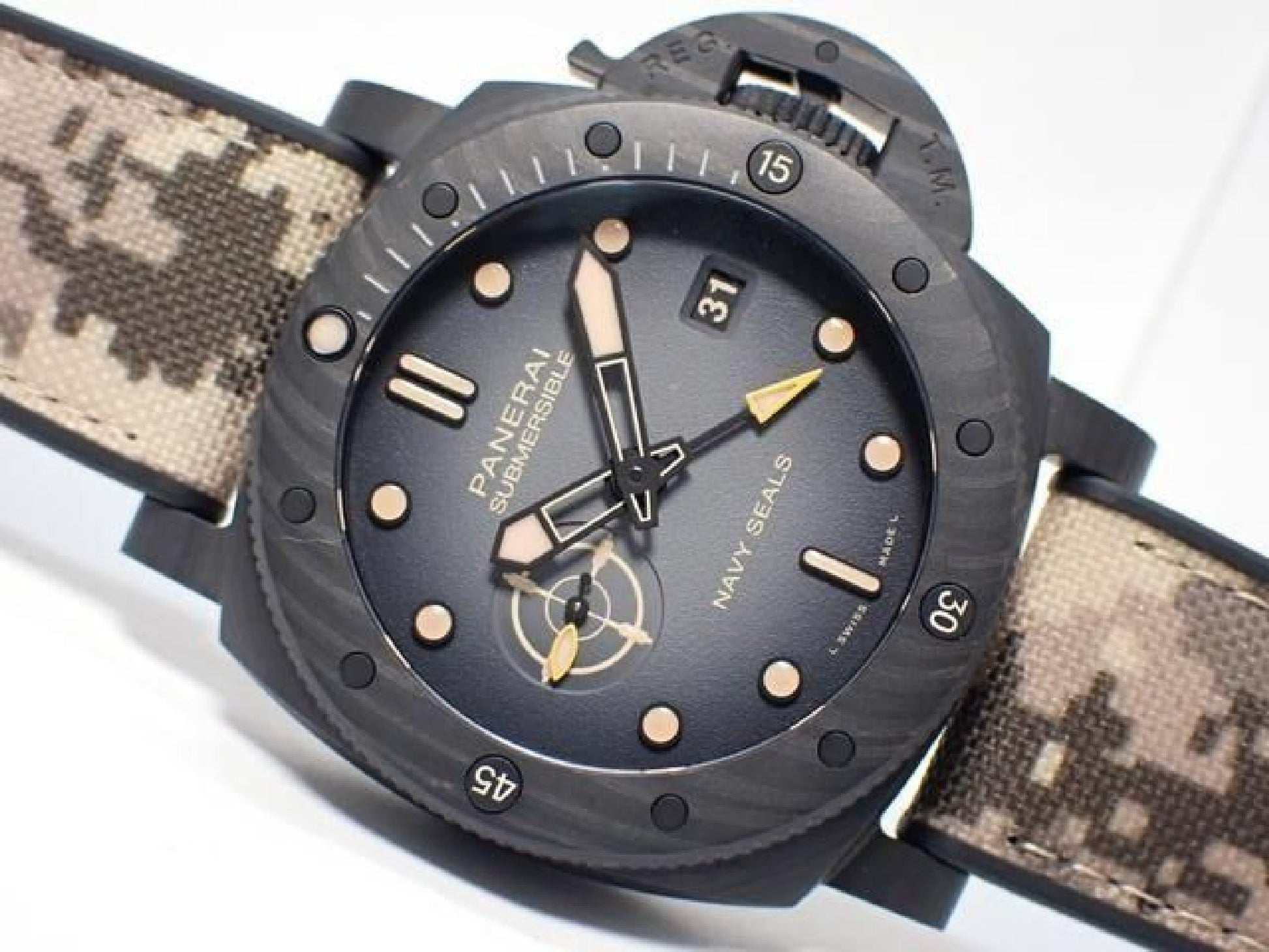 PANERAI Quaranta Quattro GMT Navy Seals Carbotech PAM01513 '25 Homme 189372849 hannari-shop