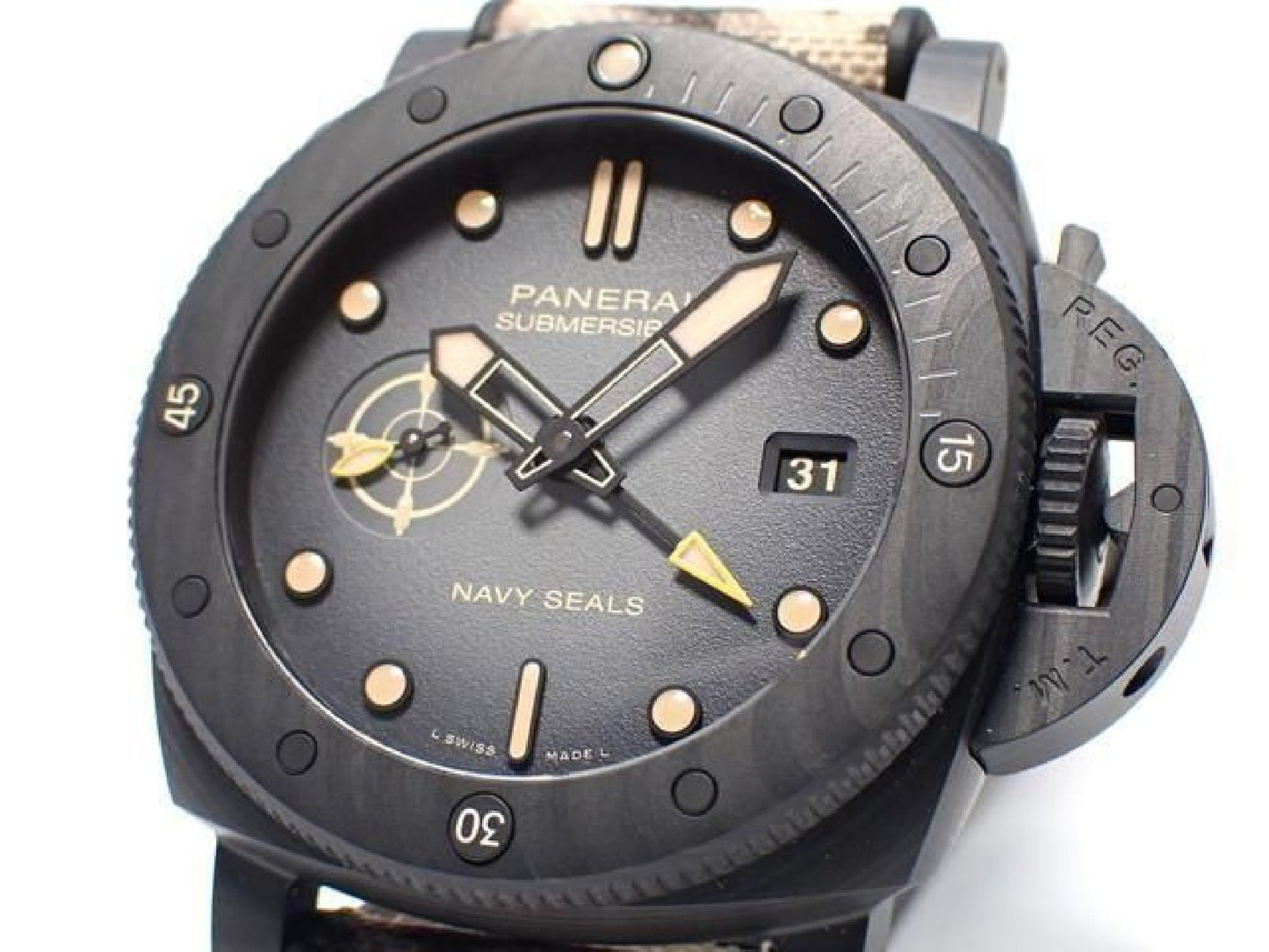 PANERAI Quaranta Quattro GMT Navy Seals Carbotech PAM01513 '25 Homme 189372849 hannari-shop