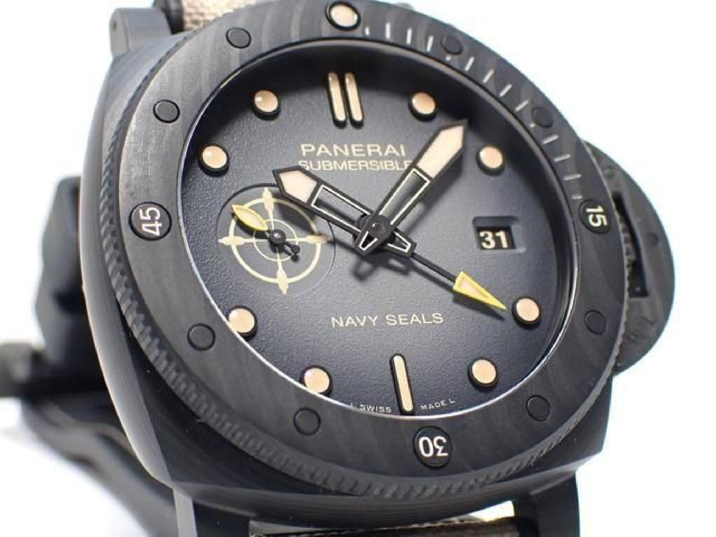 PANERAI Quaranta Quattro GMT Navy Seals Carbotech PAM01513 '25 Homme 189372849 hannari-shop