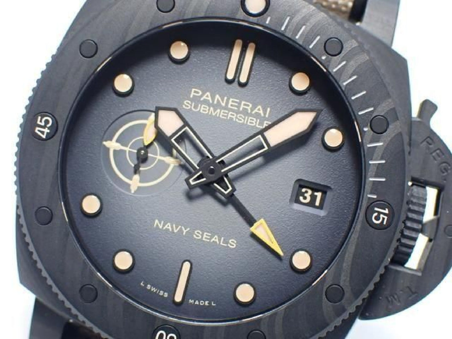 PANERAI Quaranta Quattro GMT Navy Seals Carbotech PAM01513 '25 Homme 189372849 hannari-shop
