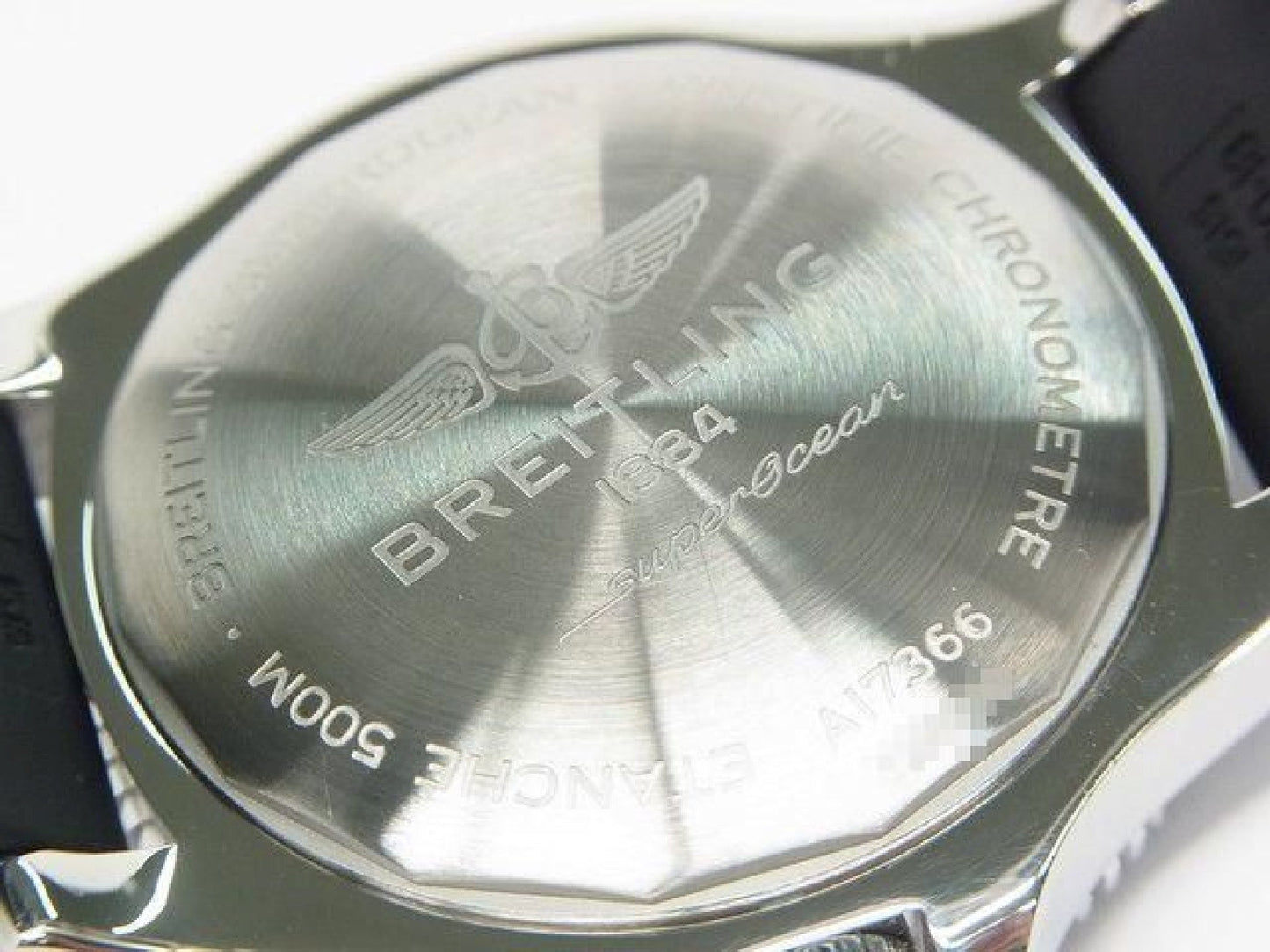 BREITLING Superocean Automatique 42 cadran orange Homme 190303664 hannari-shop