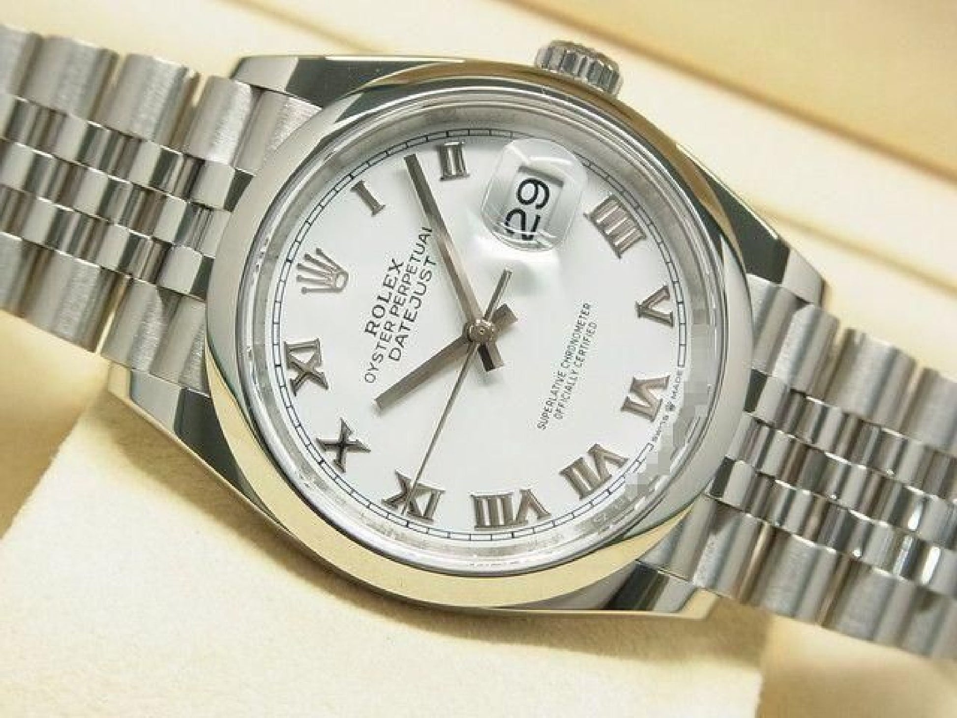 ROLEX Datejust 36 chiffres romains blancs 126200 '21 acheté Homme 190821862 hannari-shop