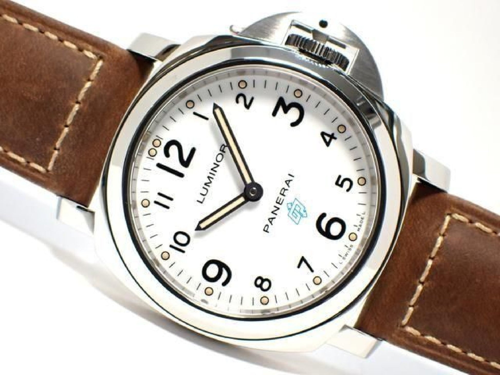 PANERAI Luminor Base logo blanc PAM00630 série R '15 Homme 191235689 hannari-shop
