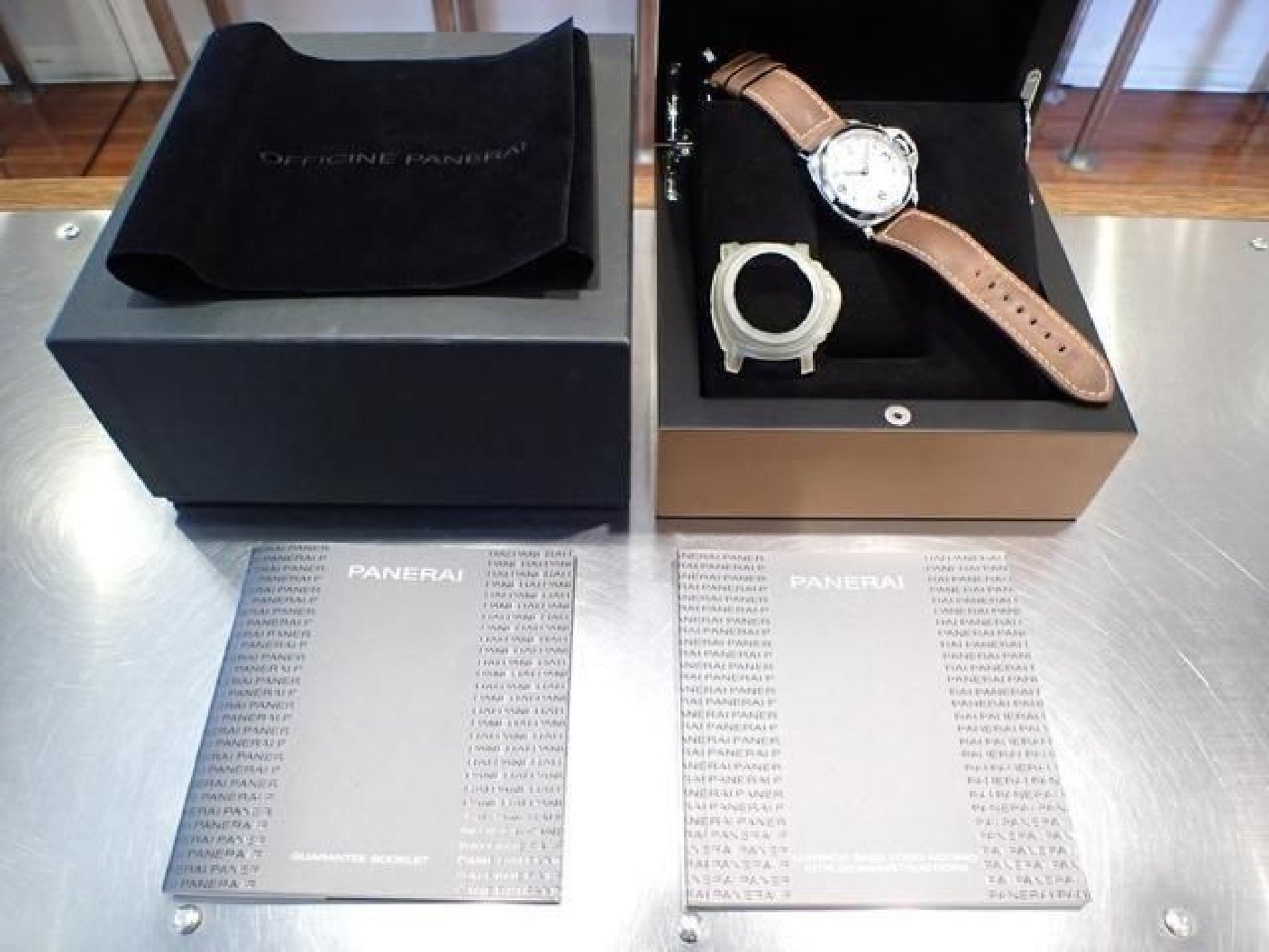 PANERAI Luminor Base logo blanc PAM00630 série R '15 Homme 191235689 hannari-shop