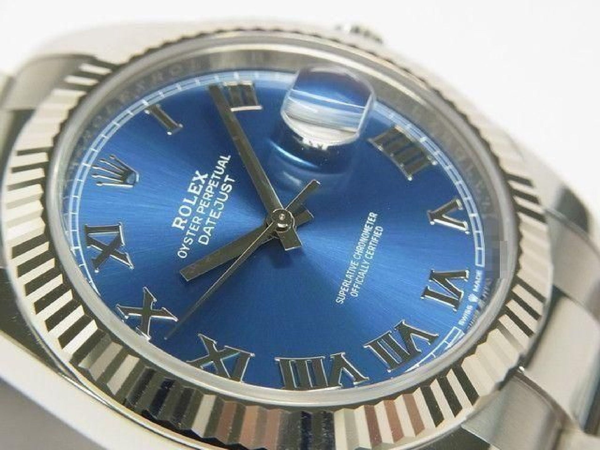 ROLEX Datejust 41 azzurro blue 126334 Bracciale Oyster Uomo 191294653 hannari-shop