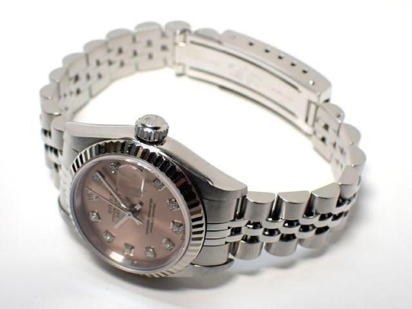 ROLEX Dames Datejust roze 10P diamant 79174G Y-serie Dames 191323140 hannari-shop