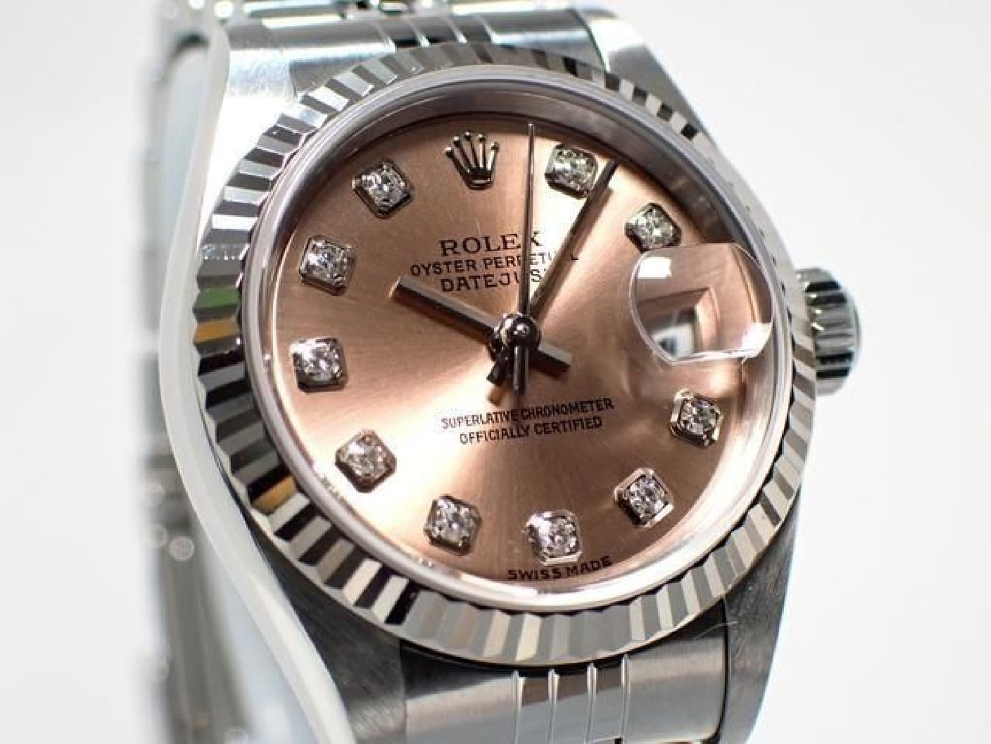 ROLEX Dames Datejust roze 10P diamant 79174G Y-serie Dames 191323140 hannari-shop