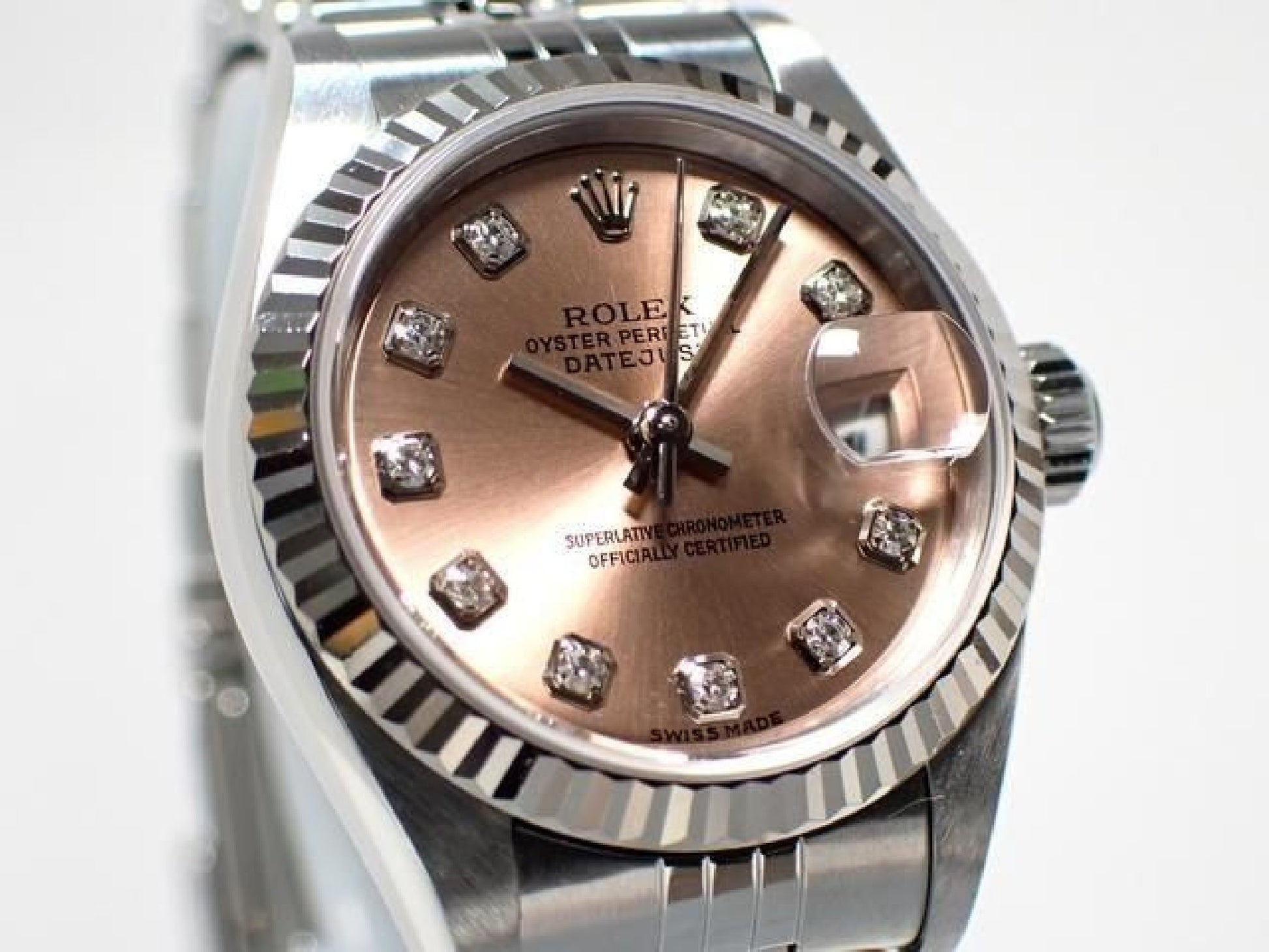 ROLEX Dames Datejust roze 10P diamant 79174G Y-serie Dames 191323140 hannari-shop