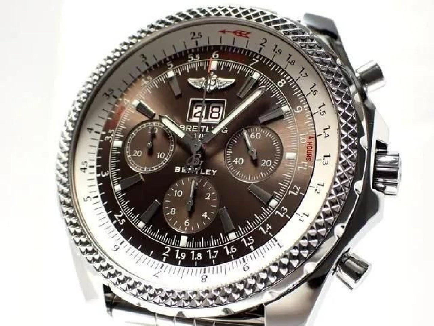 BREITLING Bentley6.75 marron Homme 191345126 hannari-shop