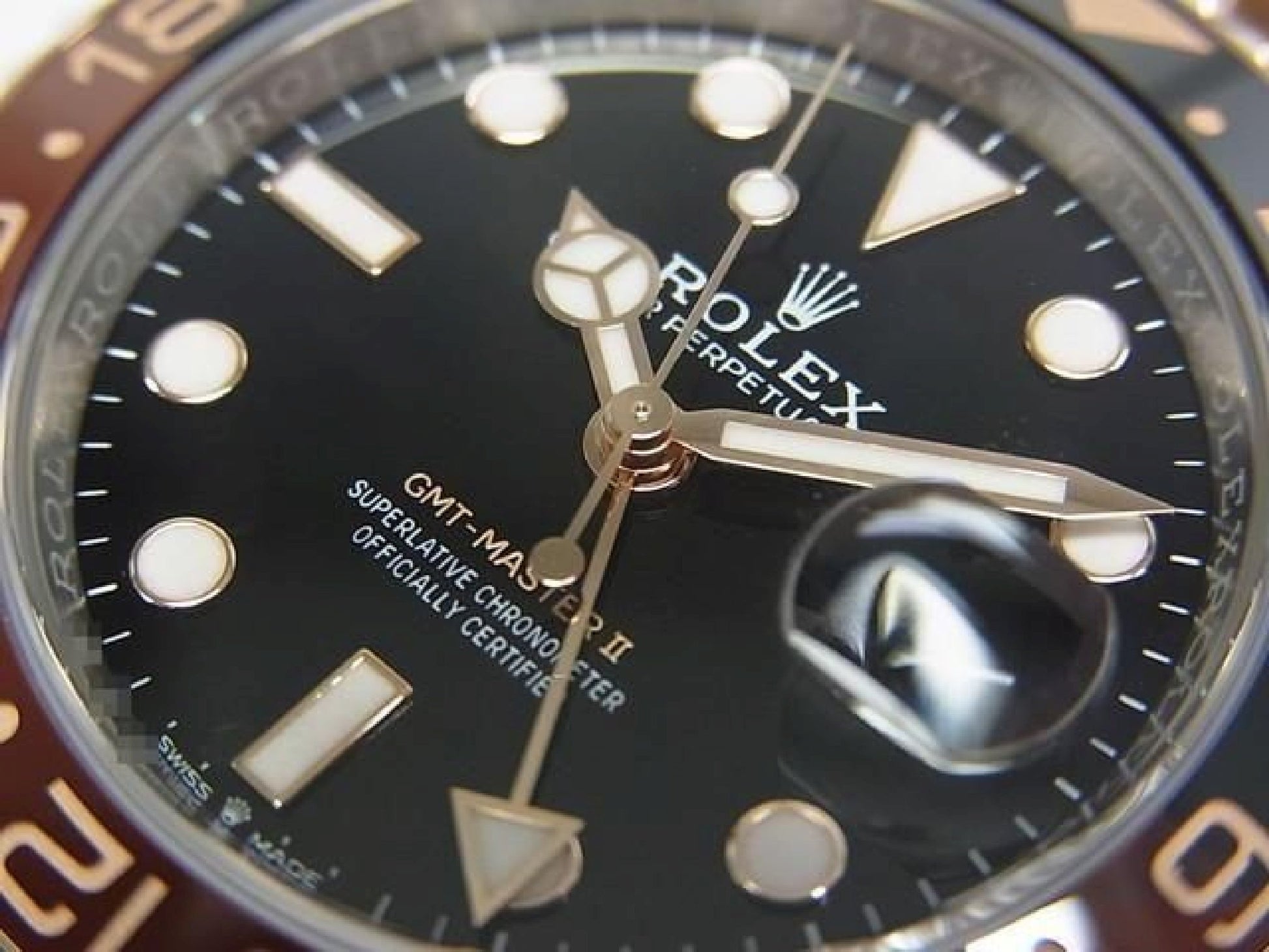 ROLEX GMT MasterII SS x Everose Gold 126711CHNR 25 købt Herre 191431369 hannari-shop