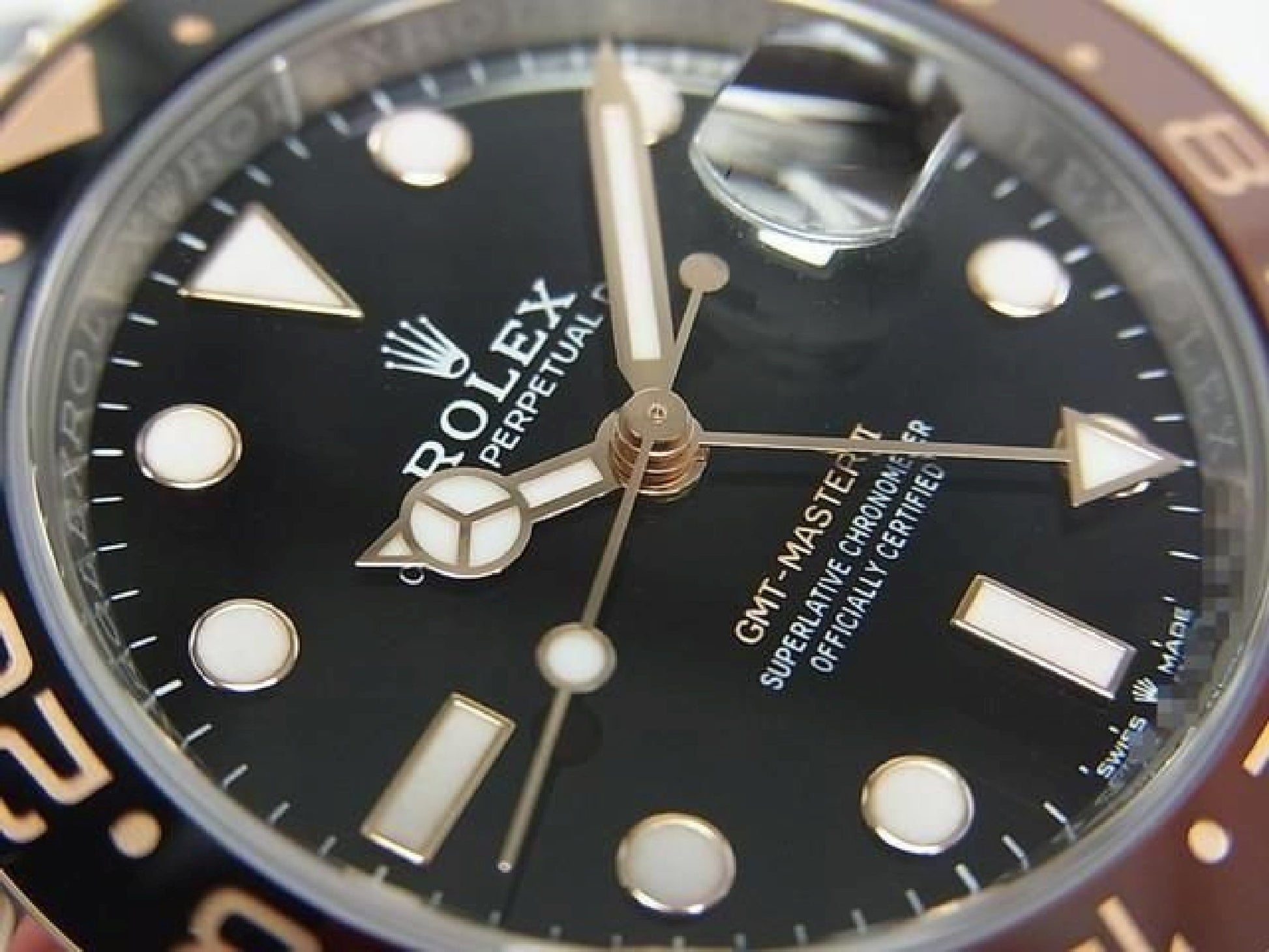 ROLEX GMT MasterII SS x Everose Gold 126711CHNR 25 købt Herre 191431369 hannari-shop