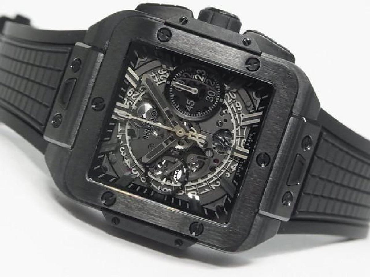 HUBLOT Square Bang Unico ganz schwarz world250 Lot Limited Herren 191479219 hannari-shop
