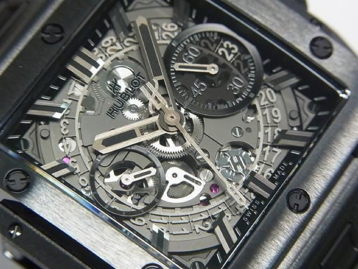 HUBLOT Square Bang Unico ganz schwarz world250 Lot Limited Herren 191479219 hannari-shop