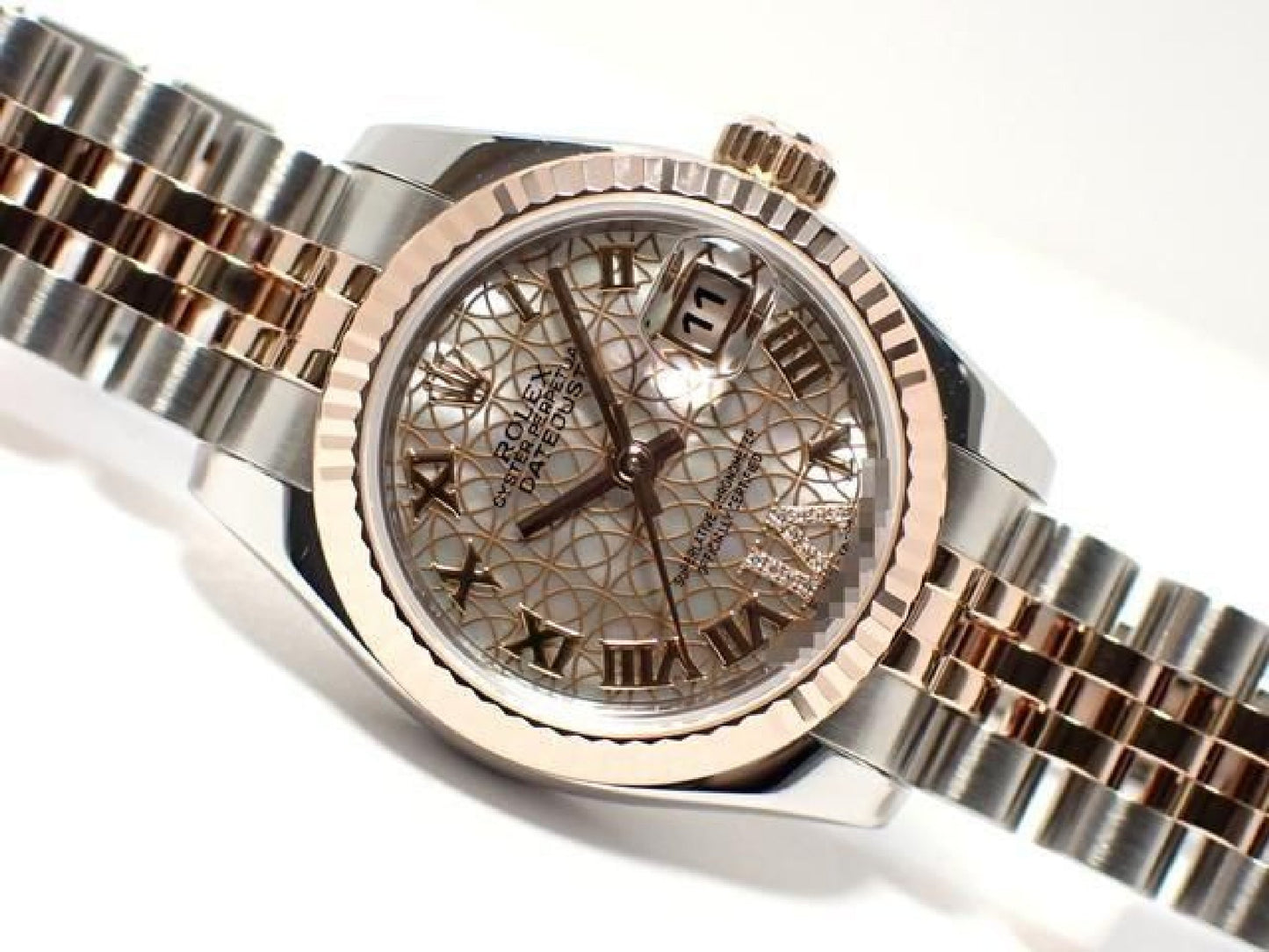 ROLEX Datejust circle Flower VI diamant PG kombination 179171NR '18 Herre 191598911 hannari-shop