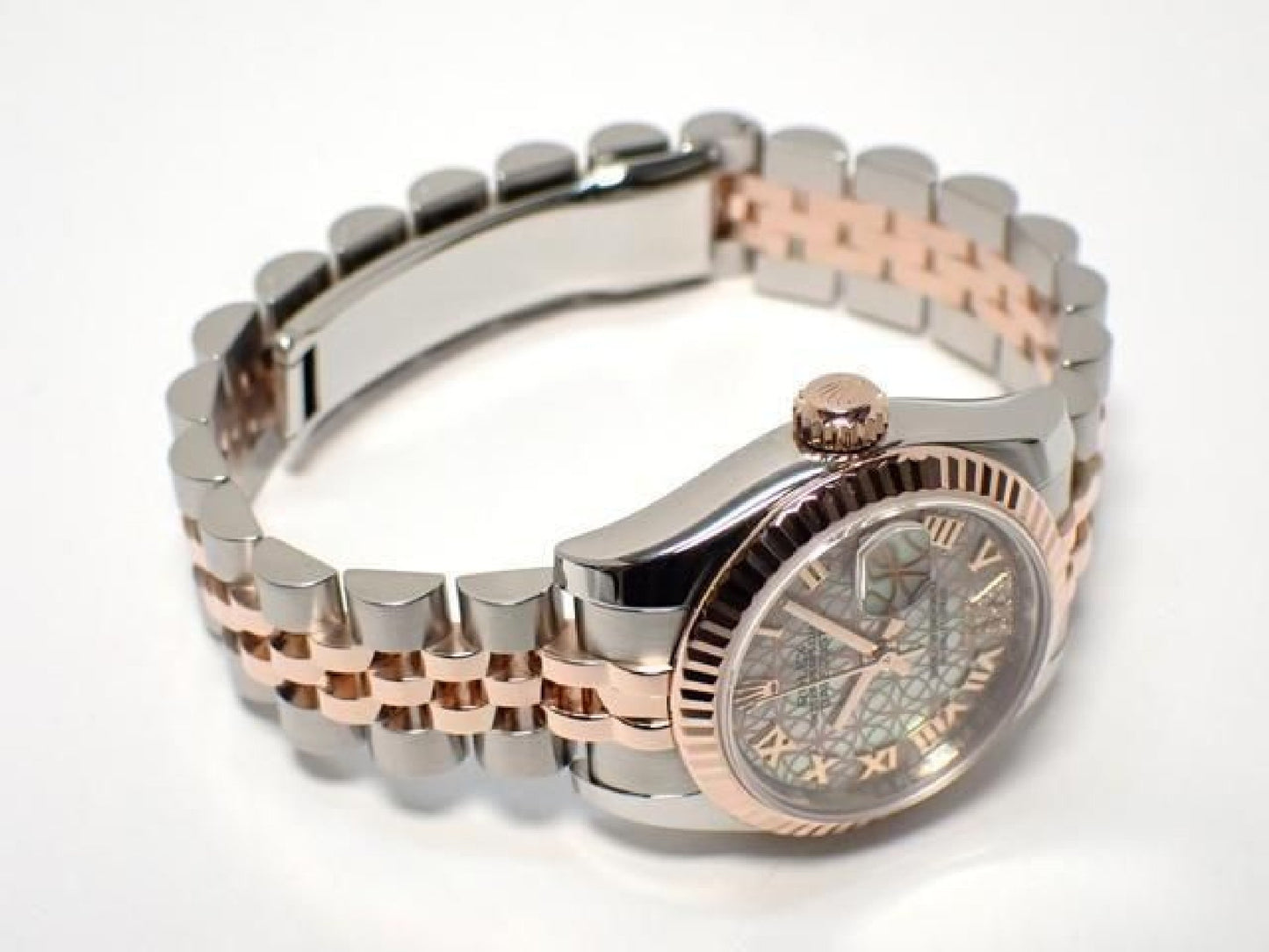 ROLEX Datejust circle Flower VI diamant PG kombination 179171NR '18 Herre 191598911 hannari-shop