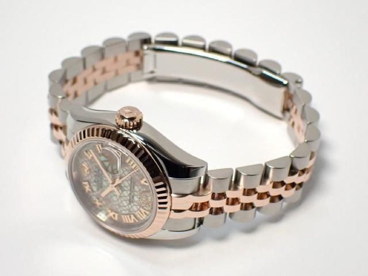 ROLEX Datejust circle Flower VI diamant PG kombination 179171NR '18 Herre 191598911 hannari-shop