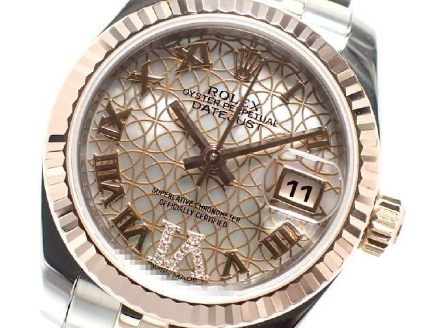 ROLEX Datejust circle Flower VI diamant PG kombination 179171NR '18 Herre 191598911 hannari-shop