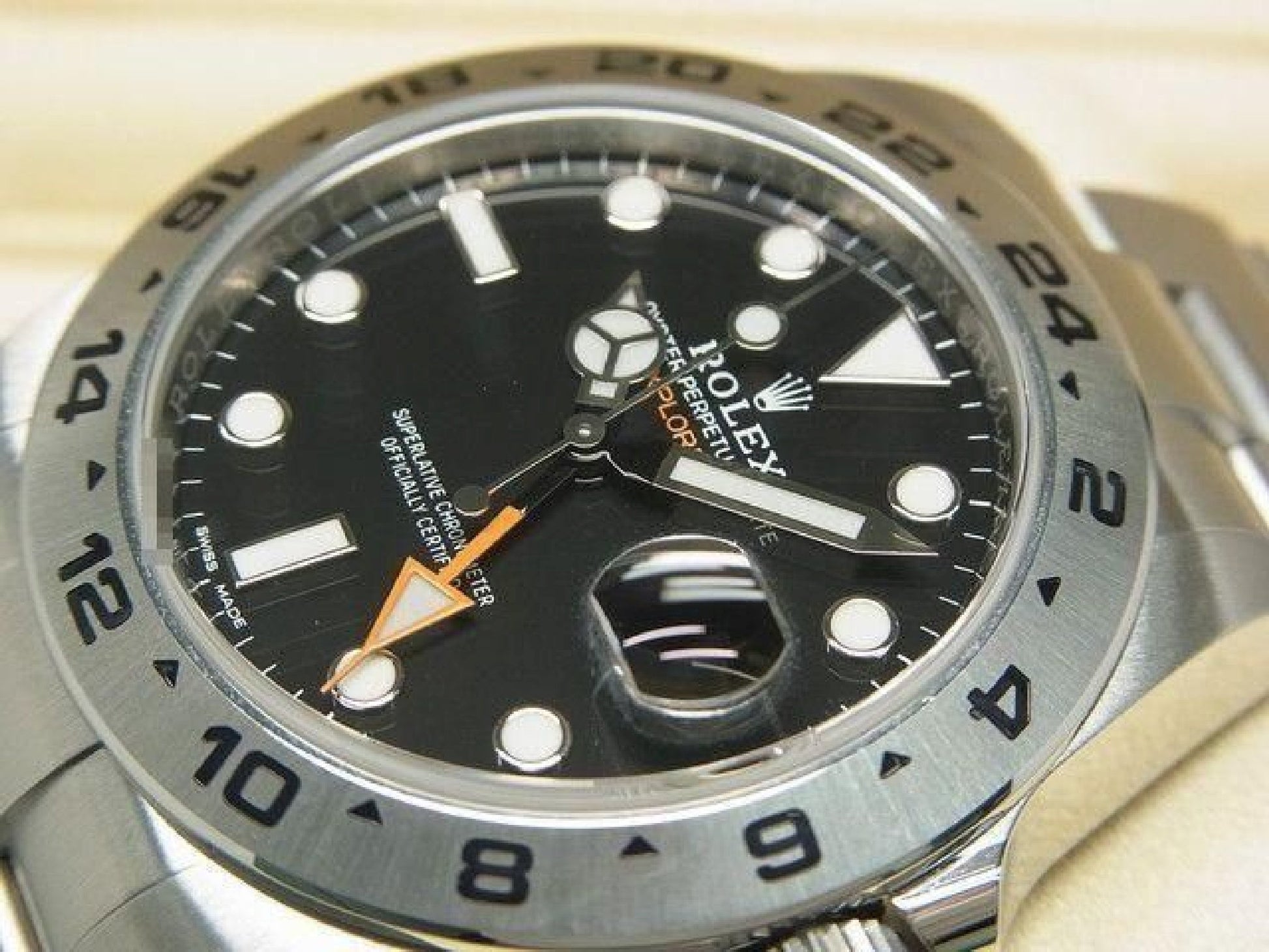ROLEX EXPLORERII black Dial 216570 Genuine goods Mens 191609729 hannari-shop