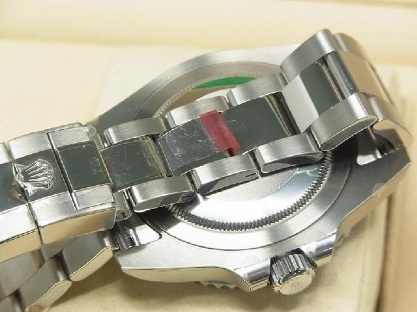 ROLEX GMT MasterII blå sort bezel 116710BLNR Oyster-armbånd beskyttende segl ubrugt Herre 191616105 hannari-shop