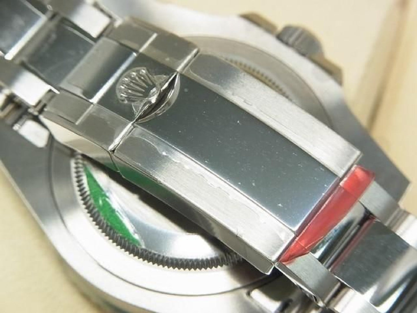 ROLEX GMT MasterII blå sort bezel 116710BLNR Oyster-armbånd beskyttende segl ubrugt Herre 191616105 hannari-shop