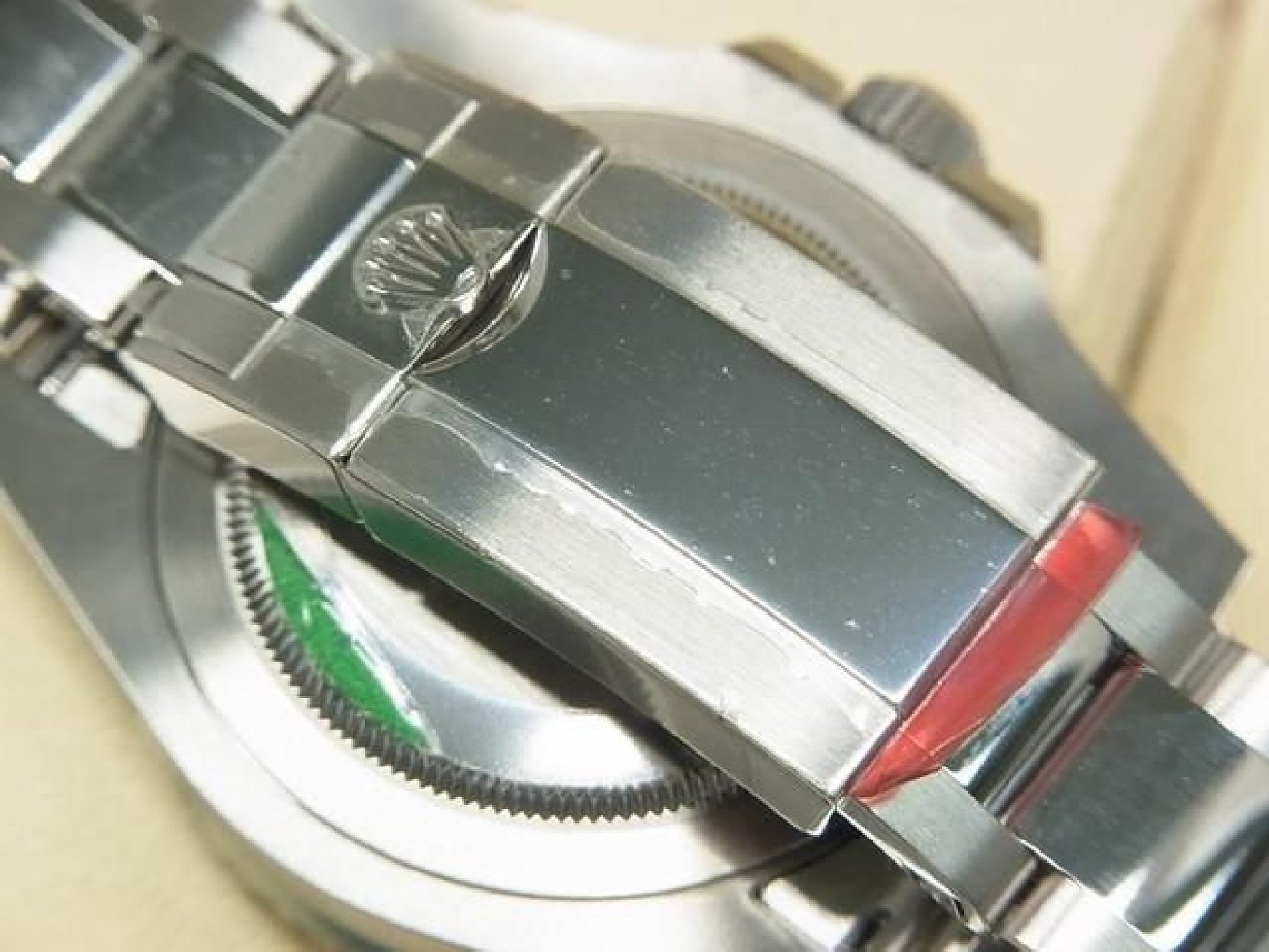 ROLEX GMT MasterII blå sort bezel 116710BLNR Oyster-armbånd beskyttende segl ubrugt Herre 191616105 hannari-shop