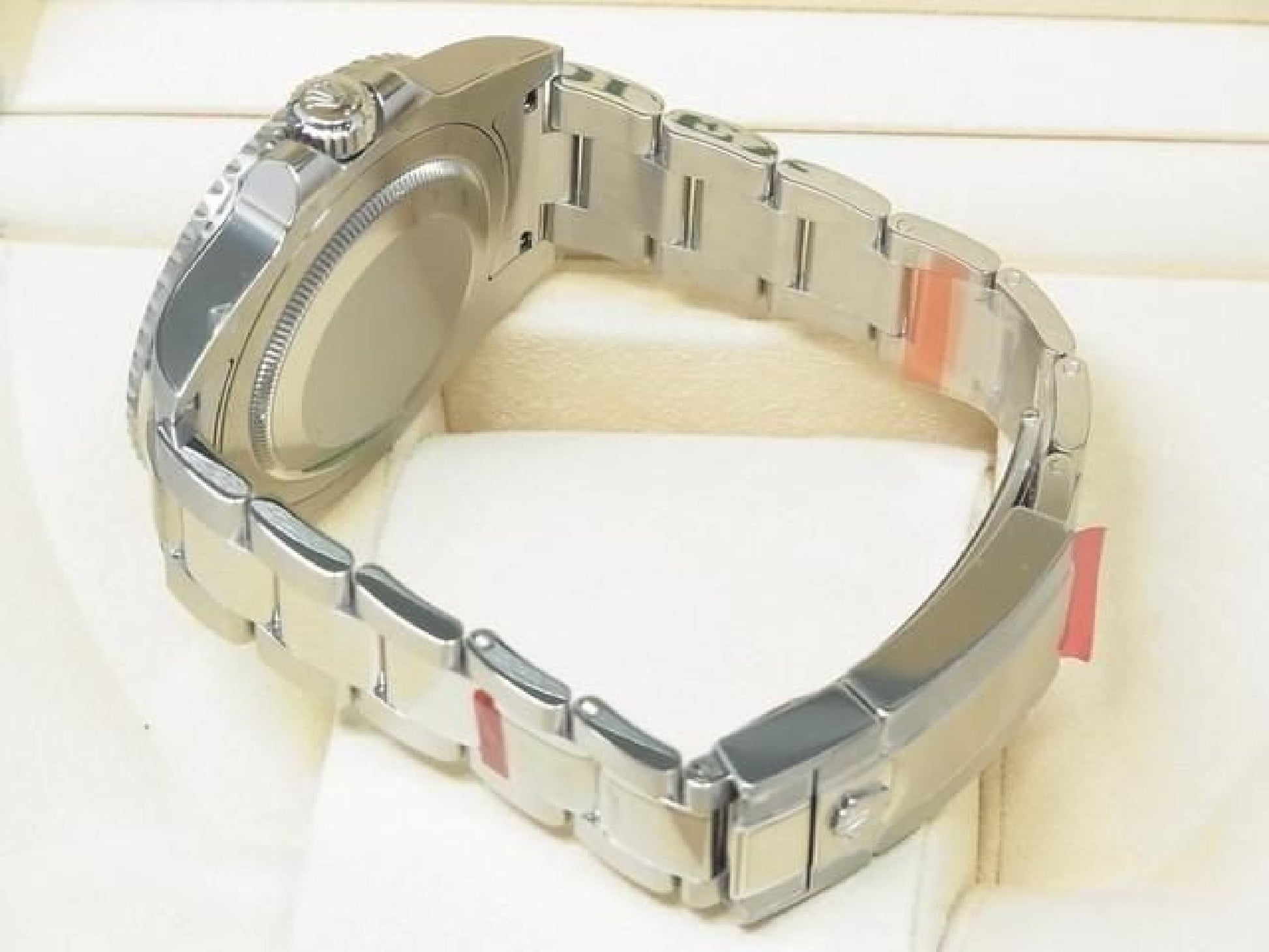 ROLEX GMT MasterII blå sort bezel 116710BLNR Oyster-armbånd beskyttende segl ubrugt Herre 191616105 hannari-shop