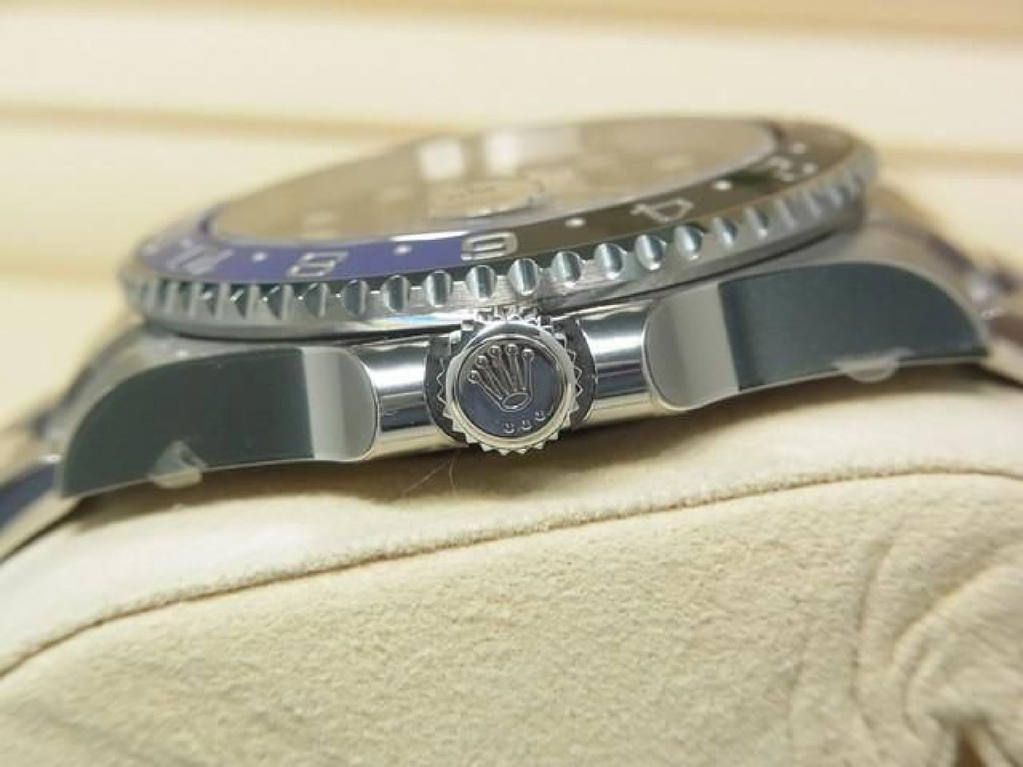 ROLEX GMT MasterII blå sort bezel 116710BLNR Oyster-armbånd beskyttende segl ubrugt Herre 191616105 hannari-shop