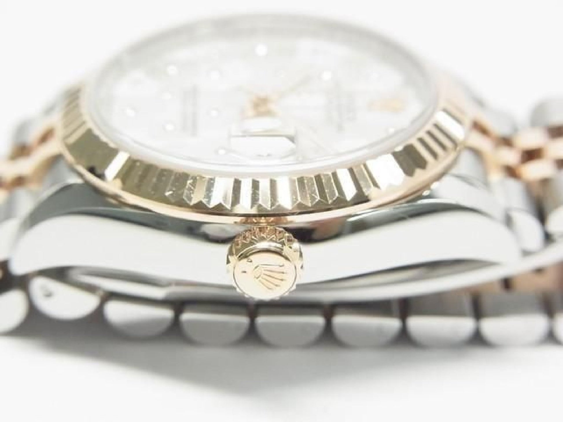 ROLEX Datejust 31 SS x Everose Gold kombination blomster motiv 278271 Herre 191629072 hannari-shop