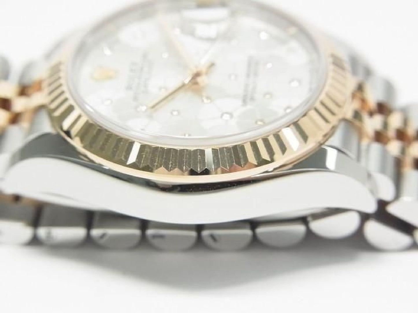 ROLEX Datejust 31 SS x Everose Gold kombination blomster motiv 278271 Herre 191629072 hannari-shop