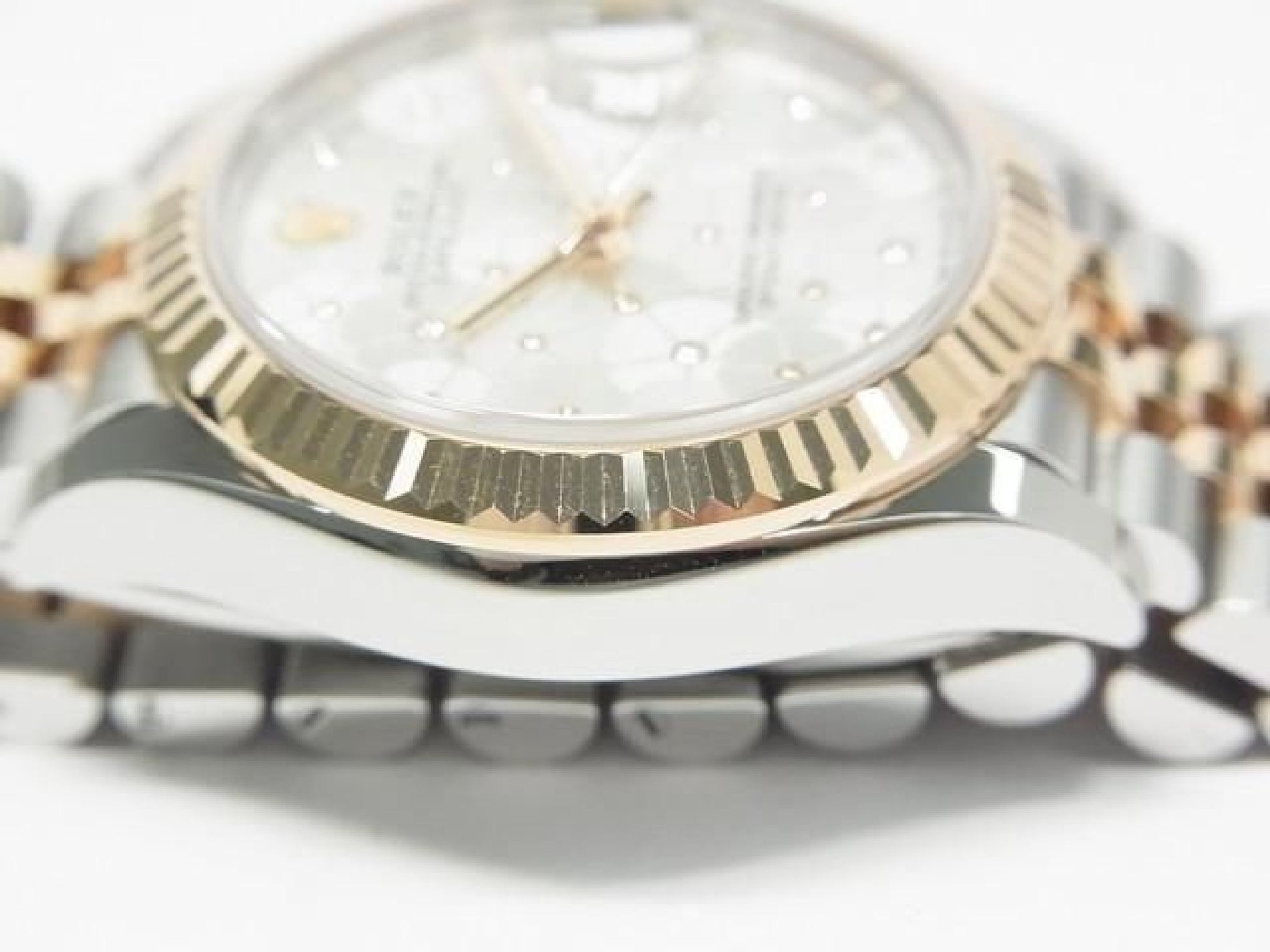 ROLEX Datejust 31 SS x Everose Gold kombination blomster motiv 278271 Herre 191629072 hannari-shop