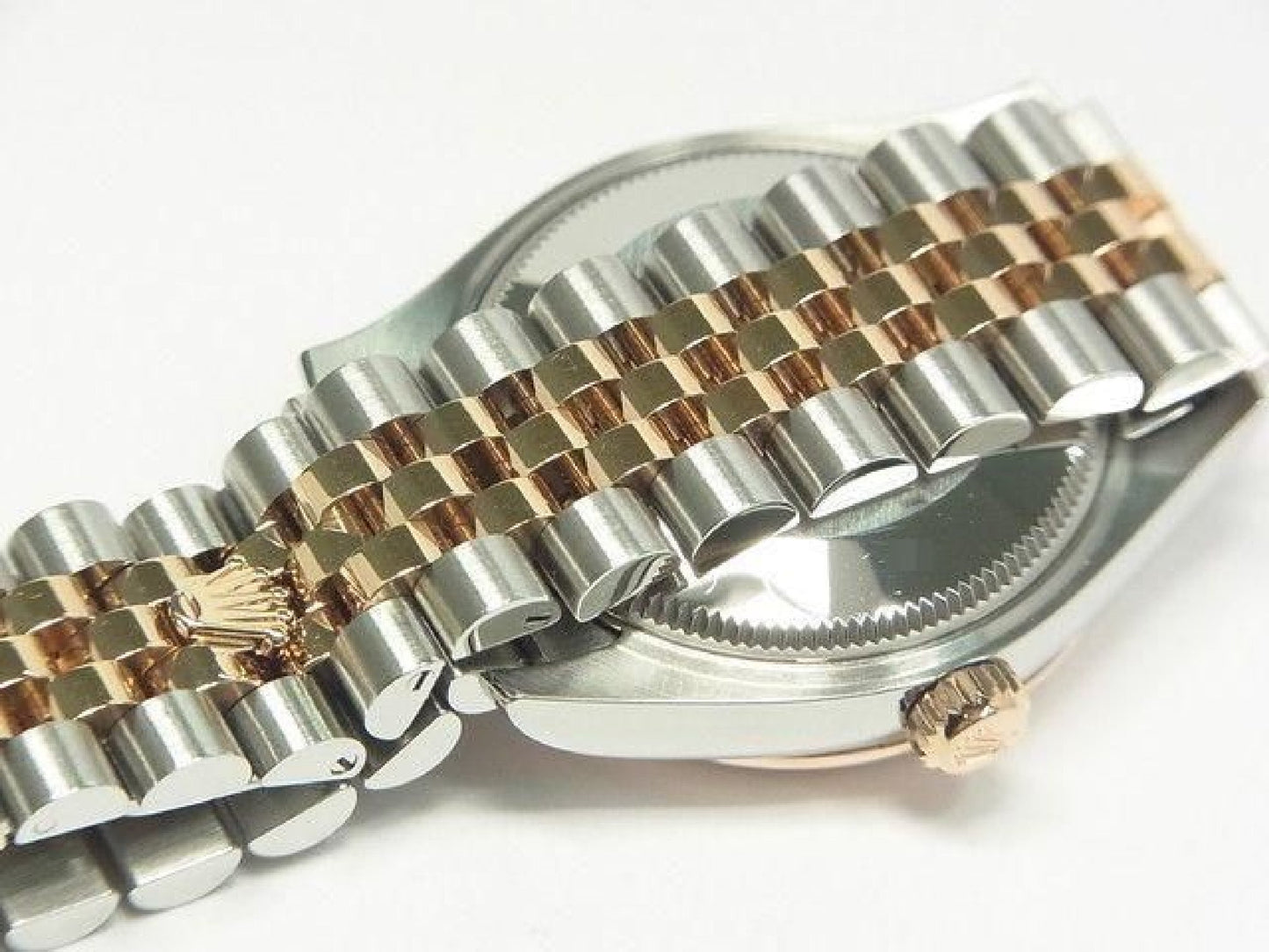 ROLEX Datejust 31 SS x Everose Gold kombination blomster motiv 278271 Herre 191629072 hannari-shop