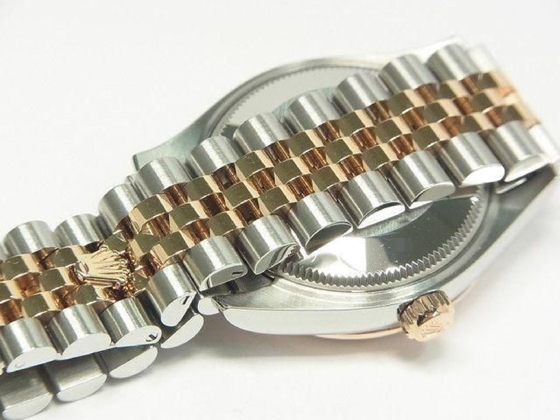 ROLEX Datejust 31 SS x Everose Gold kombination blomster motiv 278271 Herre 191629072 hannari-shop