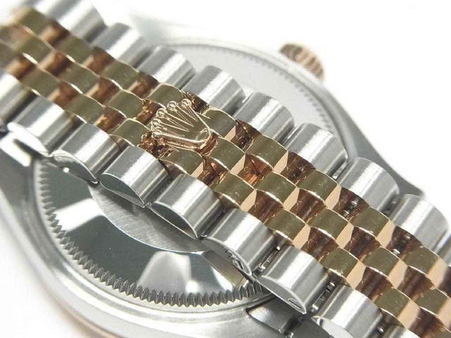 ROLEX Datejust 31 SS x Everose Gold kombination blomster motiv 278271 Herre 191629072 hannari-shop
