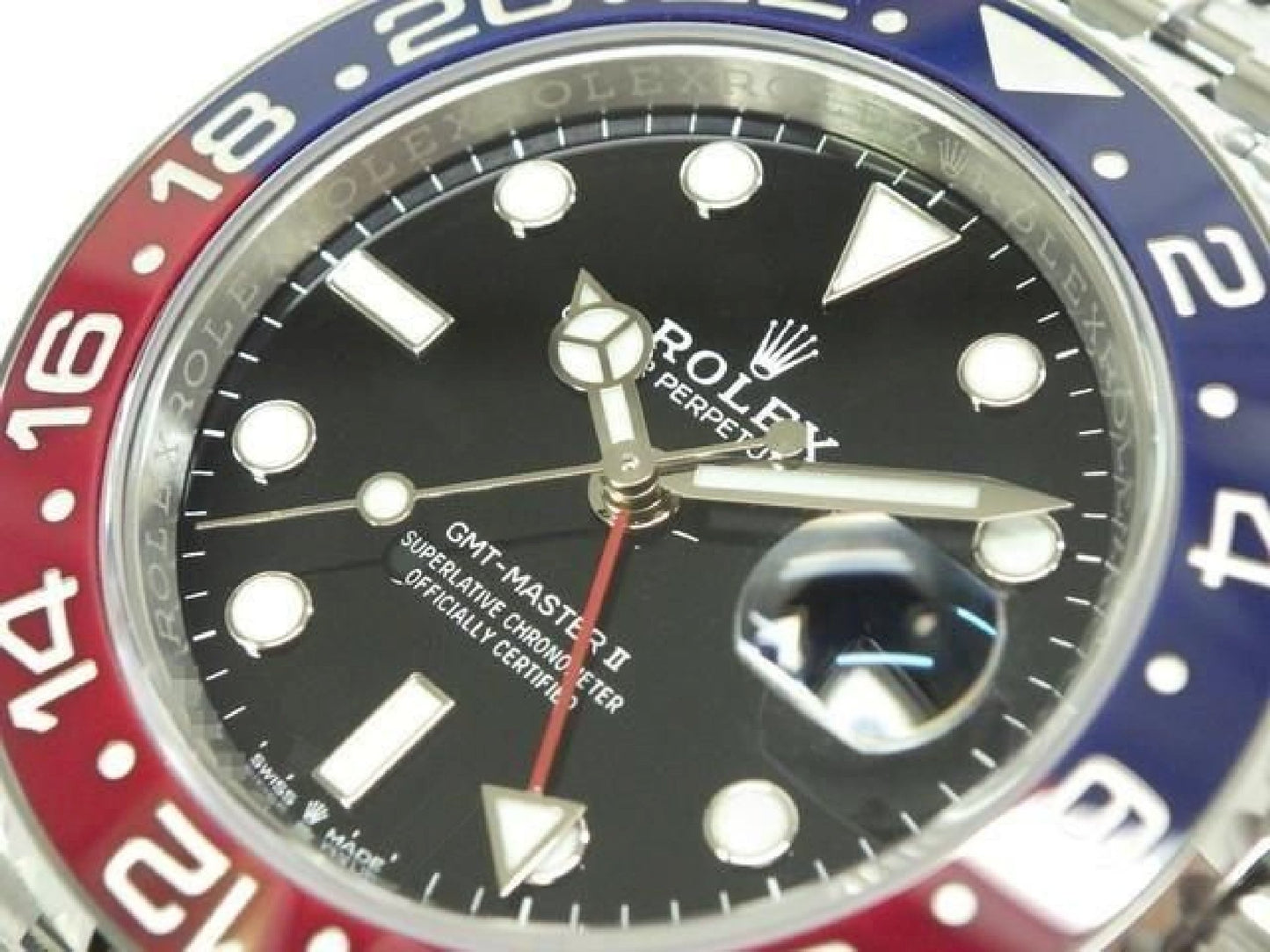 ROLEX GMT MasterII lunette rouge et bleue Bracelet Jubilee 126710BLRO '22 acheté Homme 191676704 hannari-shop