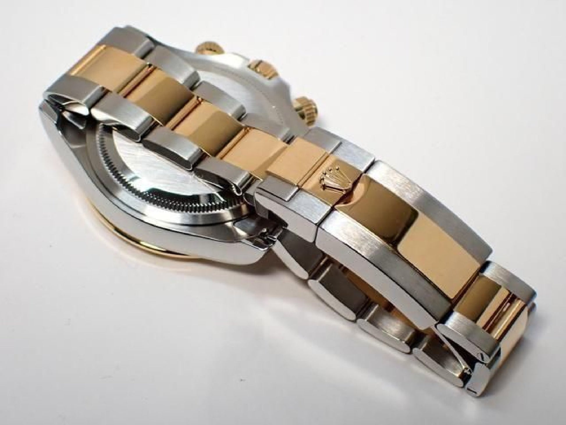 ROLEX Daytona SS x18KYG kombination sort skive 8P diamant 126503G '24 Herre 191676992 hannari-shop
