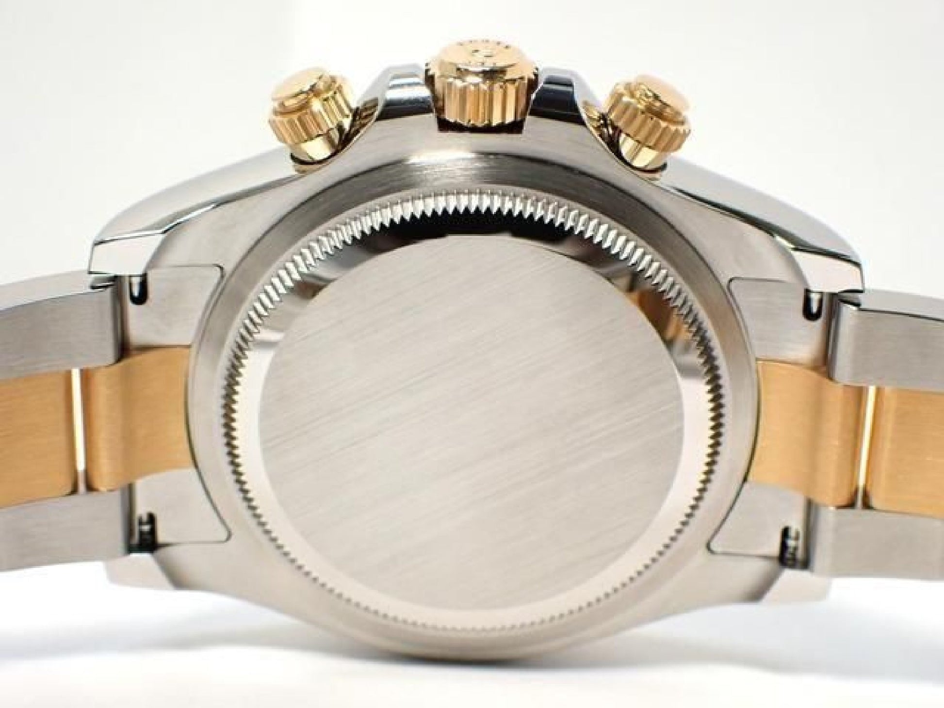 ROLEX Daytona SS x18KYG kombination sort skive 8P diamant 126503G '24 Herre 191676992 hannari-shop
